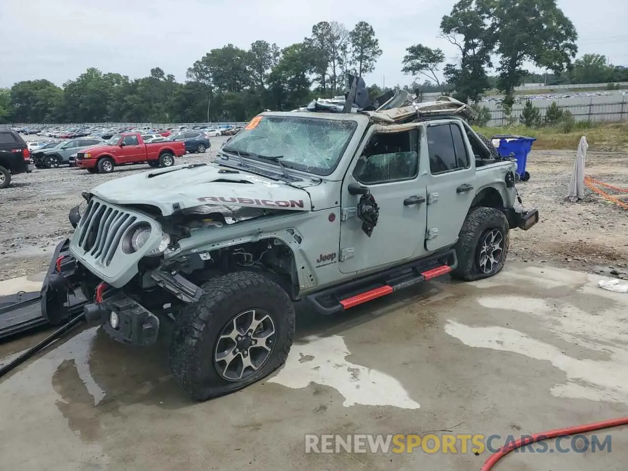 1 Photograph of a damaged car 1C4HJXFG8PW601421 JEEP WRANGLER 2023