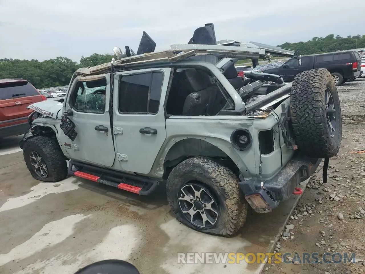 2 Photograph of a damaged car 1C4HJXFG8PW601421 JEEP WRANGLER 2023