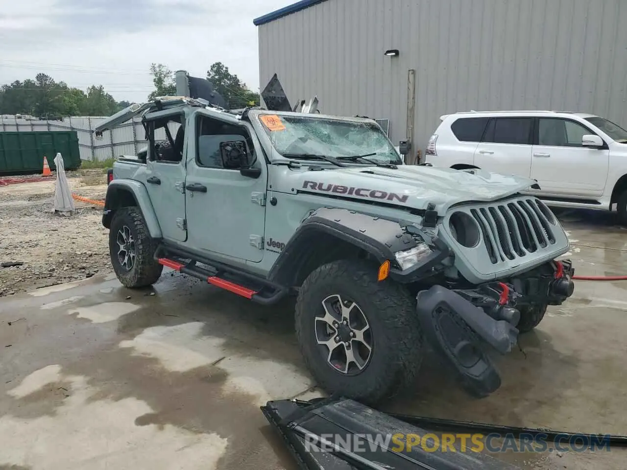4 Photograph of a damaged car 1C4HJXFG8PW601421 JEEP WRANGLER 2023