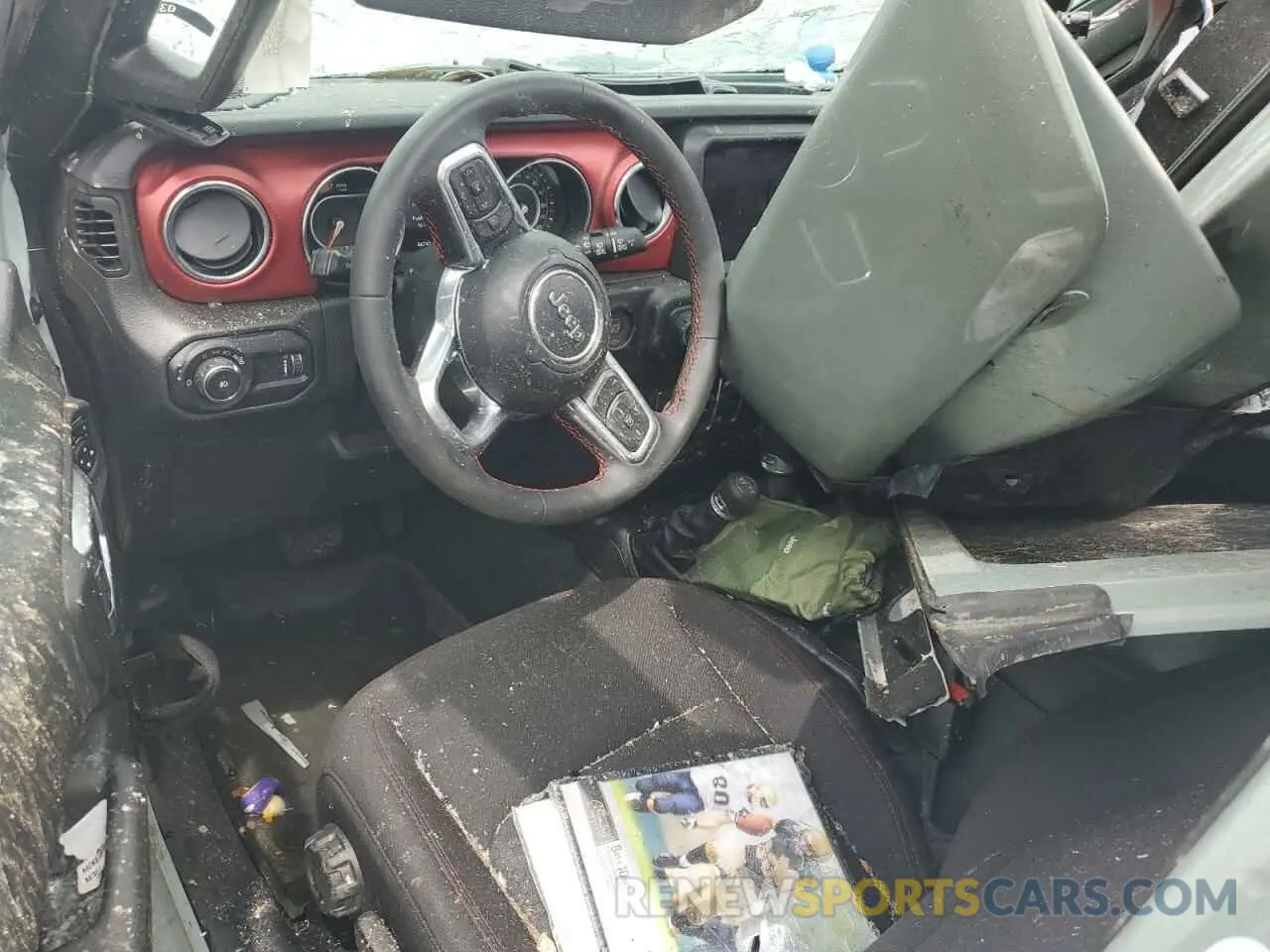8 Photograph of a damaged car 1C4HJXFG8PW601421 JEEP WRANGLER 2023