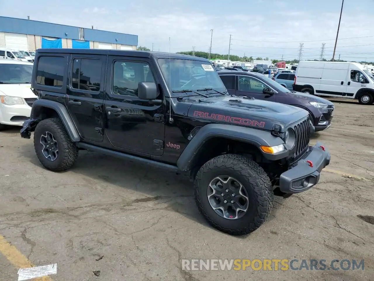 4 Photograph of a damaged car 1C4HJXFG9PW561091 JEEP WRANGLER 2023