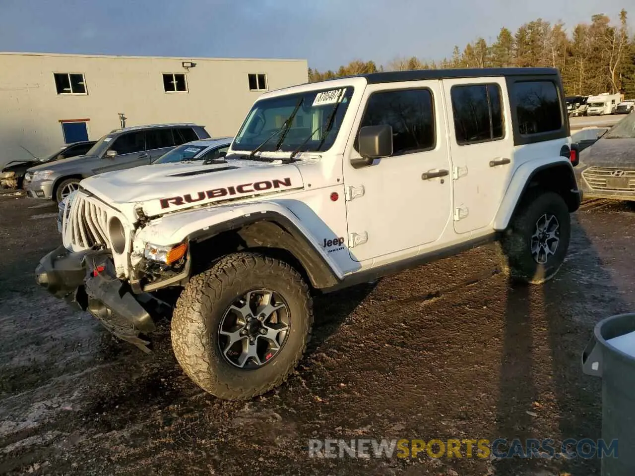 1 Photograph of a damaged car 1C4HJXFN8PW573926 JEEP WRANGLER 2023