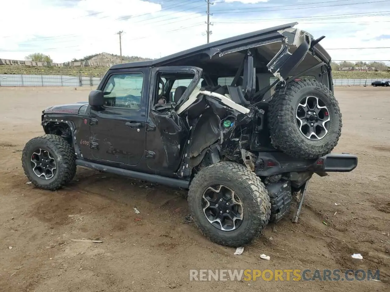 2 Photograph of a damaged car 1C4JJXFM8PW607551 JEEP WRANGLER 2023