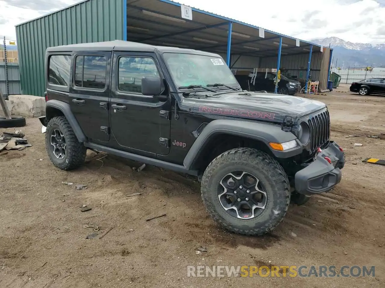 4 Photograph of a damaged car 1C4JJXFM8PW607551 JEEP WRANGLER 2023