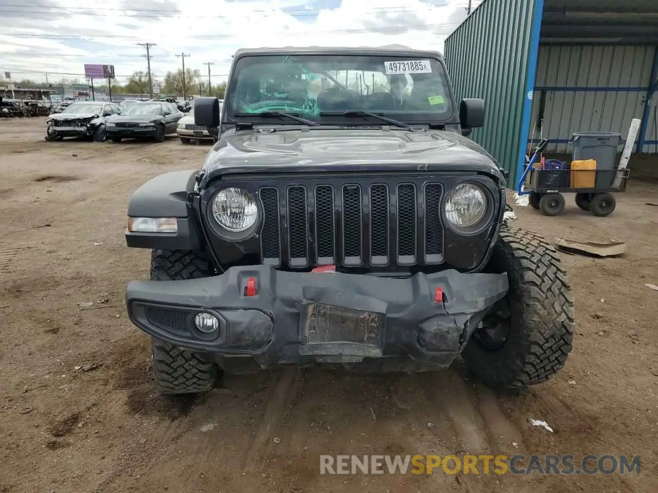 5 Photograph of a damaged car 1C4JJXFM8PW607551 JEEP WRANGLER 2023