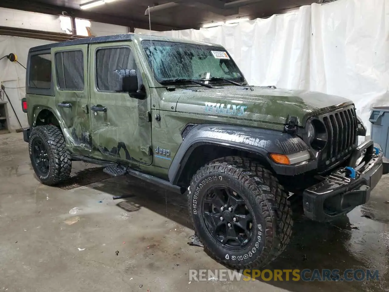4 Photograph of a damaged car 1C4JJXN60PW604923 JEEP WRANGLER 2023