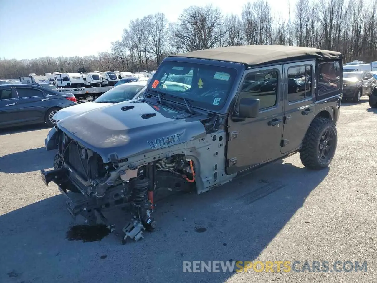 1 Photograph of a damaged car 1C4JJXN6XPW599309 JEEP WRANGLER 2023