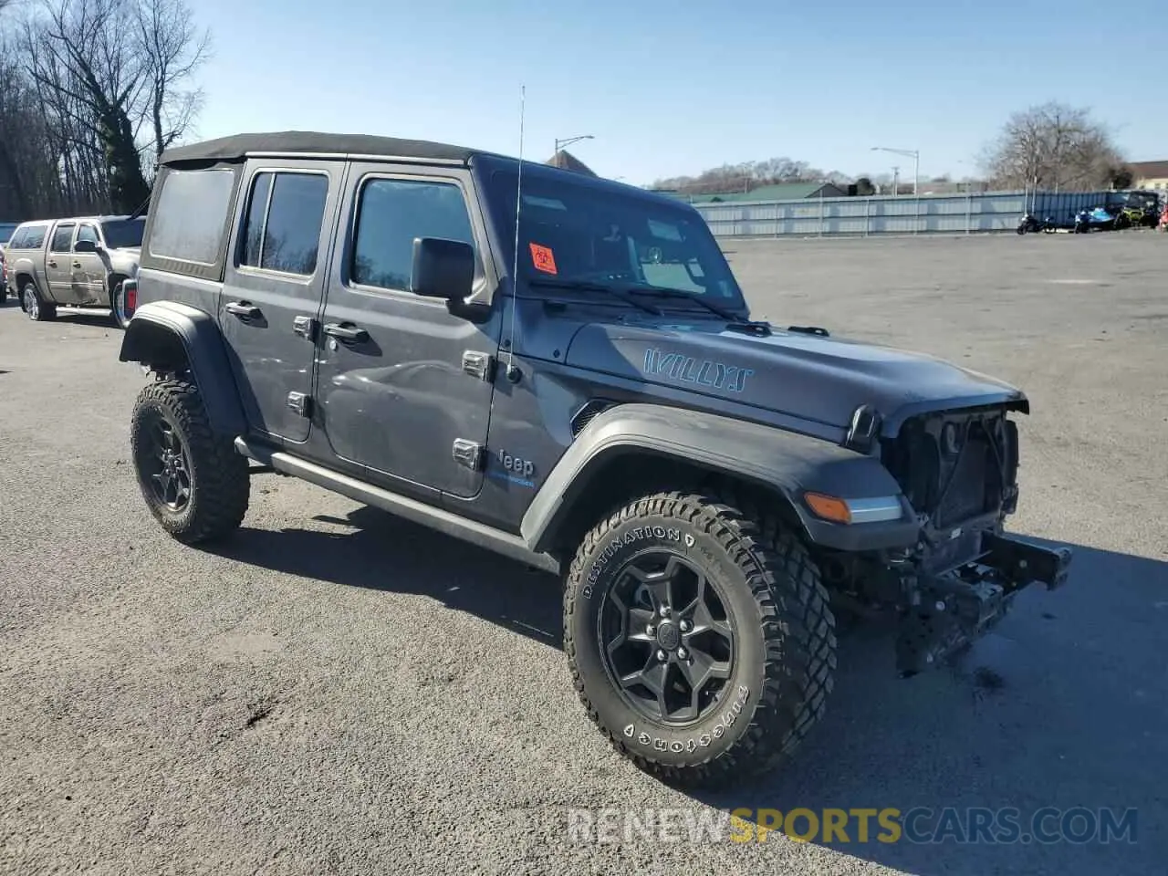 4 Photograph of a damaged car 1C4JJXN6XPW599309 JEEP WRANGLER 2023