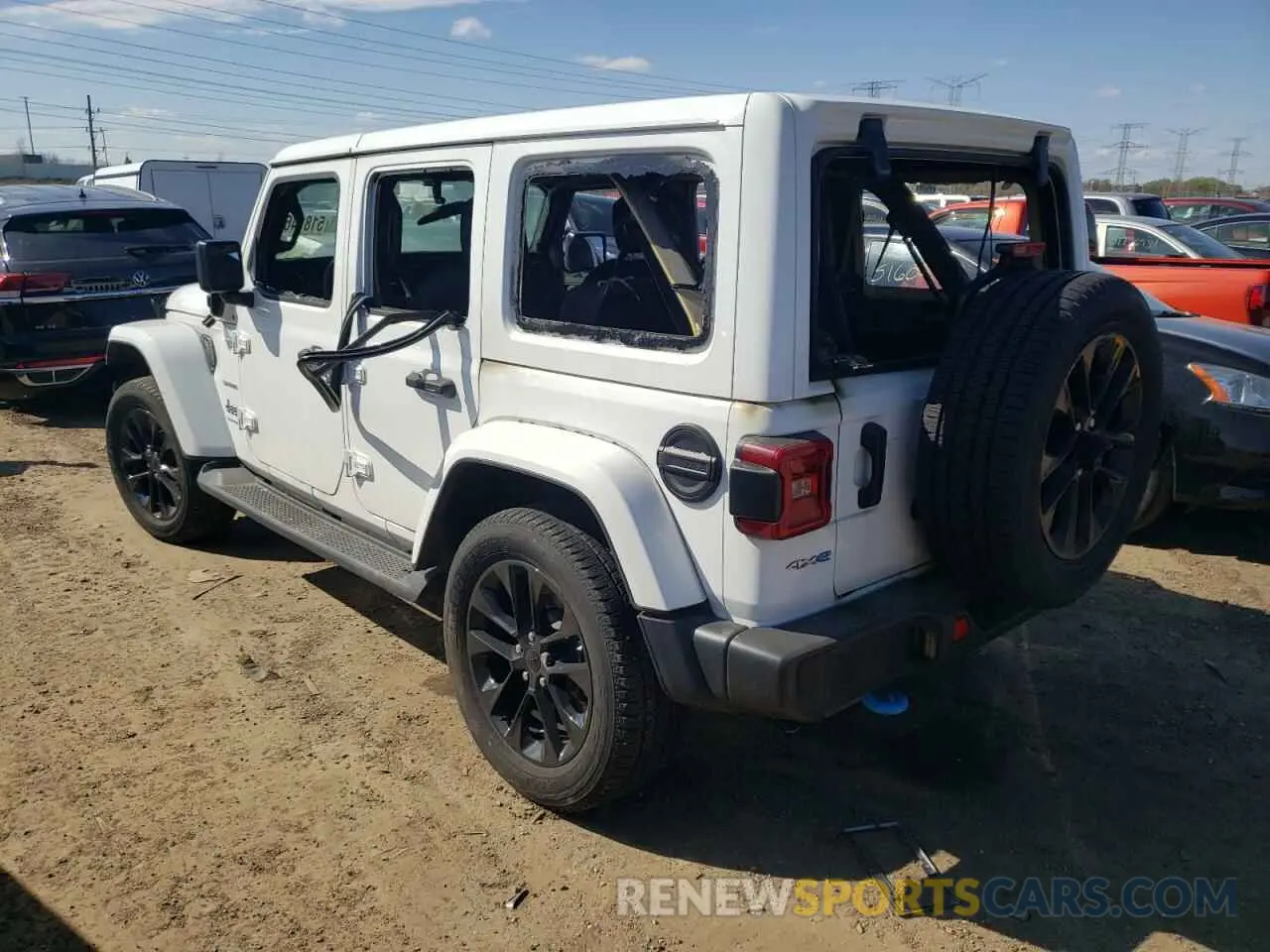 2 Photograph of a damaged car 1C4JJXP61PW519599 JEEP WRANGLER 2023