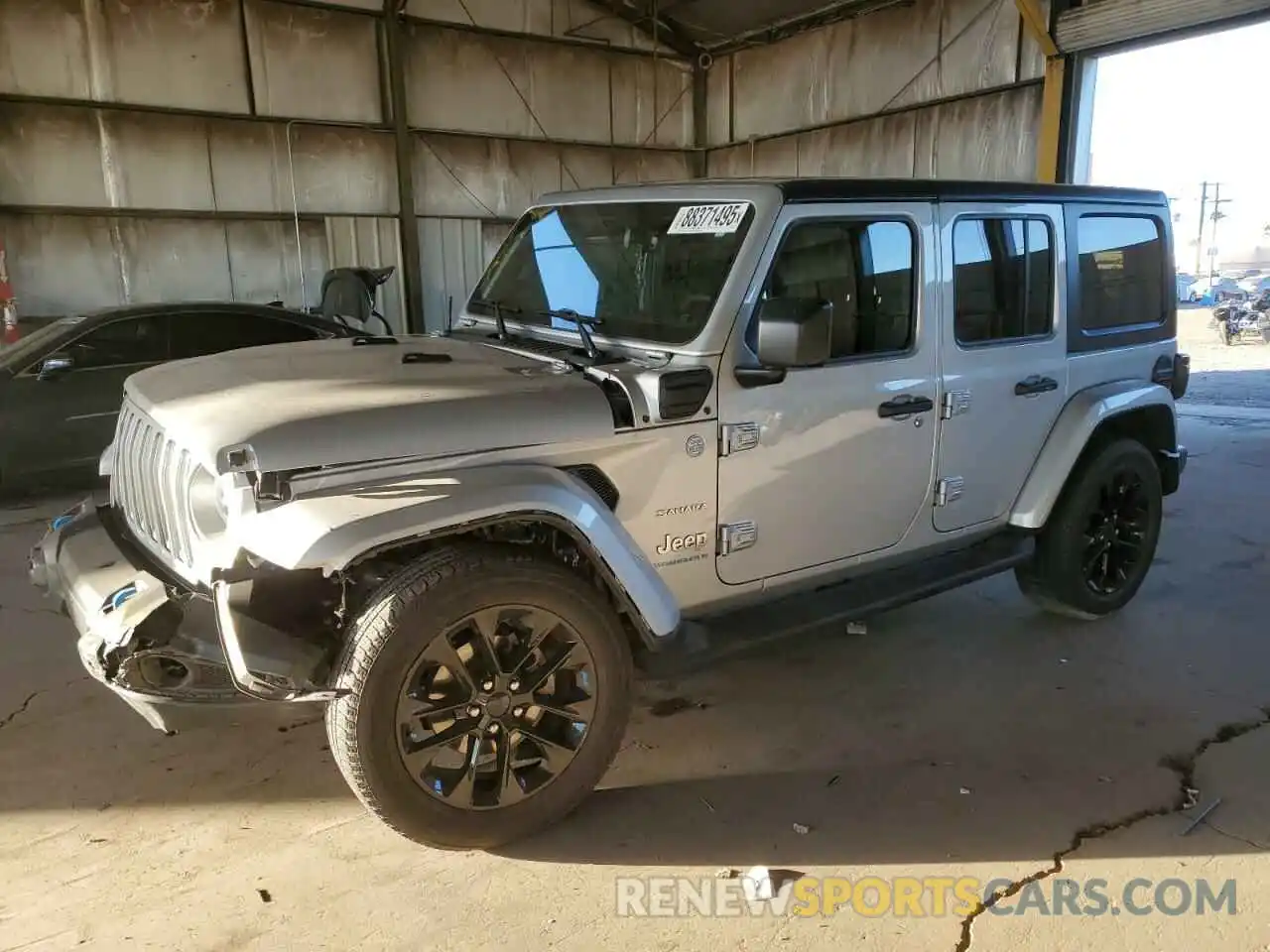 1 Photograph of a damaged car 1C4JJXP61PW556751 JEEP WRANGLER 2023