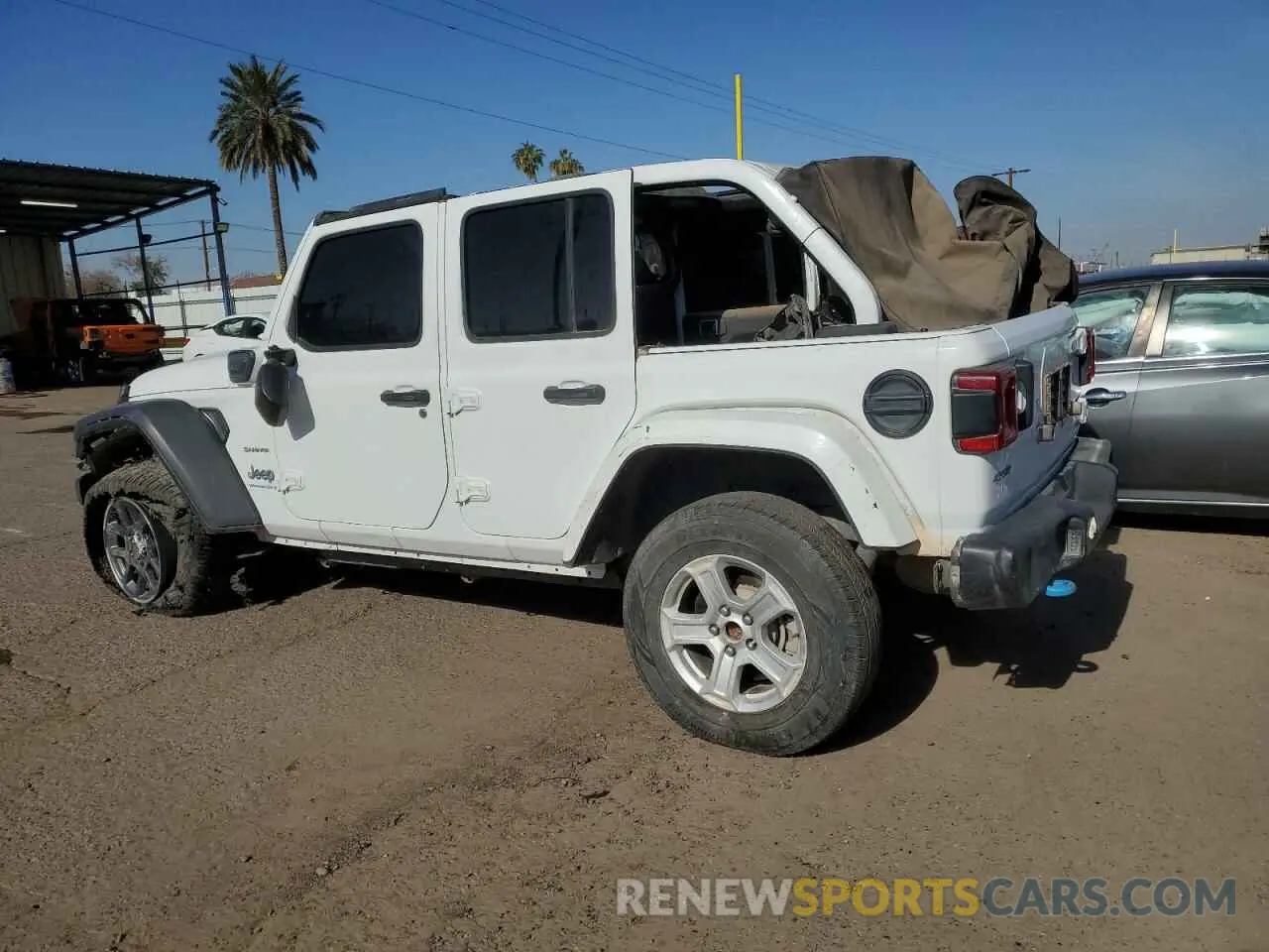 2 Photograph of a damaged car 1C4JJXP62PW642487 JEEP WRANGLER 2023