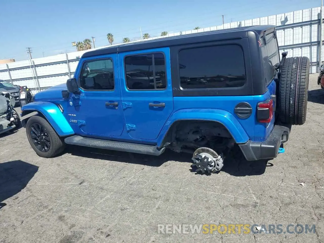 2 Photograph of a damaged car 1C4JJXP62PW651416 JEEP WRANGLER 2023