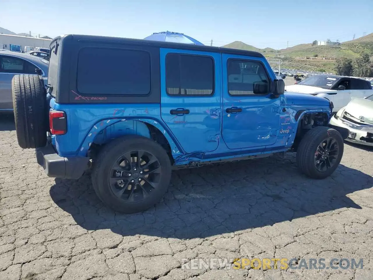 3 Photograph of a damaged car 1C4JJXP62PW651416 JEEP WRANGLER 2023
