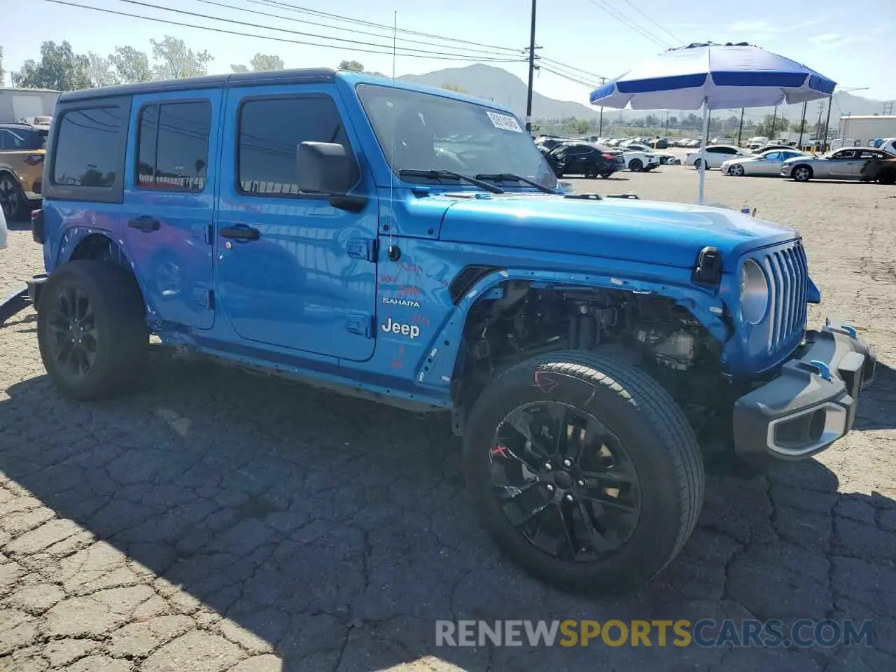 4 Photograph of a damaged car 1C4JJXP62PW651416 JEEP WRANGLER 2023