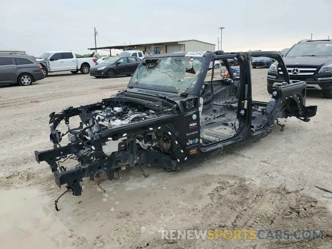 1 Photograph of a damaged car 1C4JJXP63PW552815 JEEP WRANGLER 2023