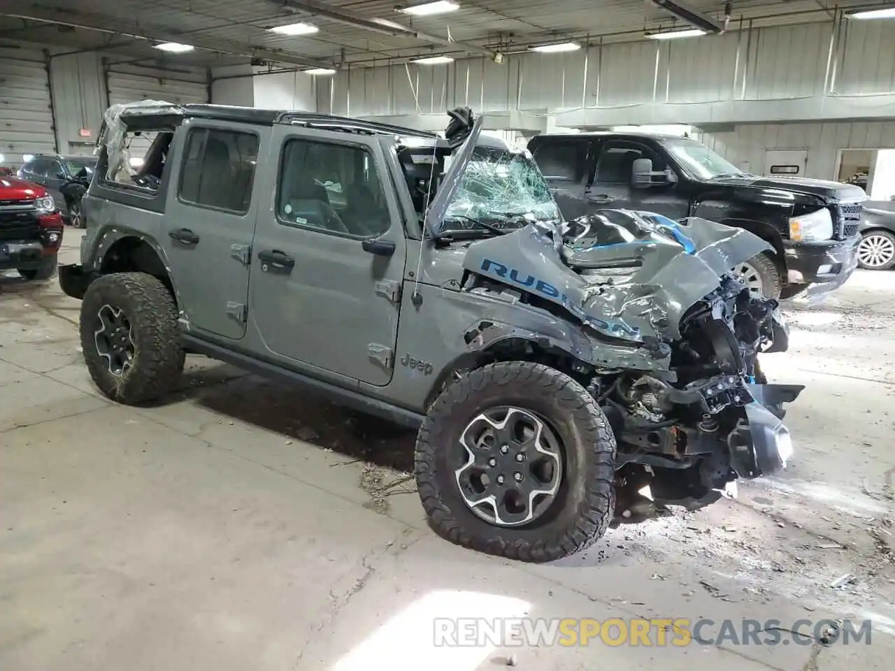 4 Photograph of a damaged car 1C4JJXR60PW703297 JEEP WRANGLER 2023