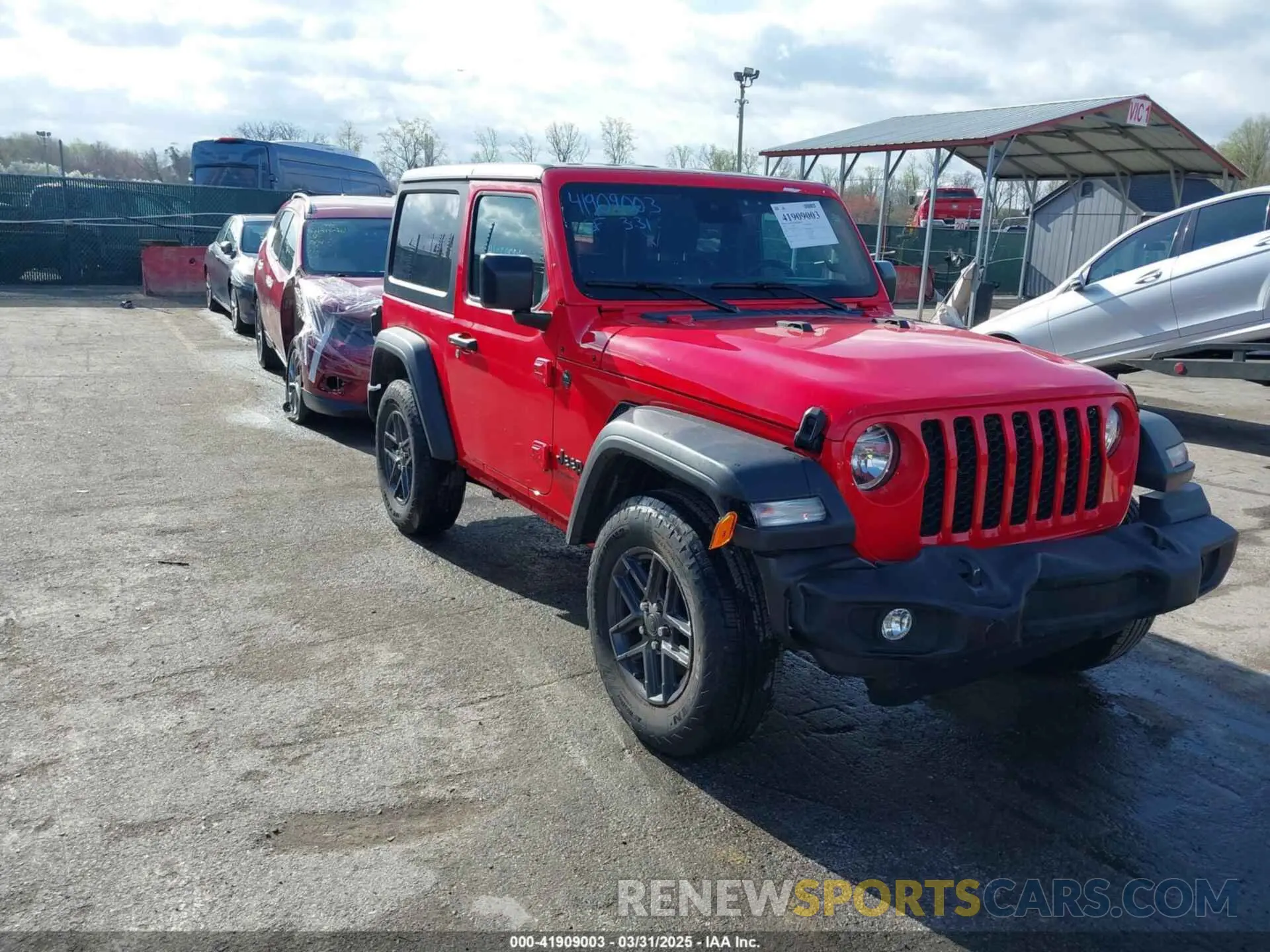 1 Photograph of a damaged car 1C4PJXAN4RW124135 JEEP WRANGLER 2024
