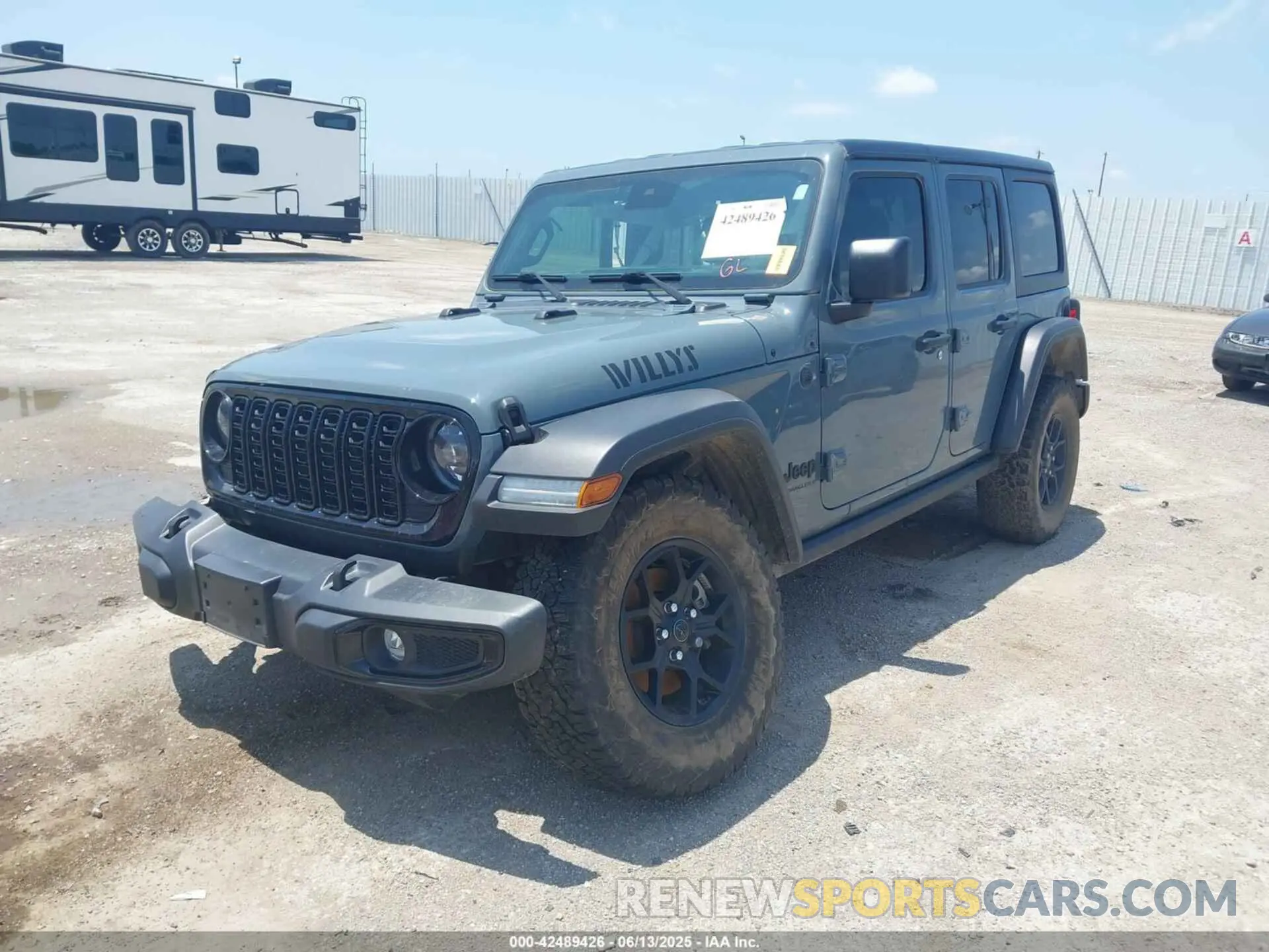 2 Photograph of a damaged car 1C4PJXDG0RW238162 JEEP WRANGLER 2024