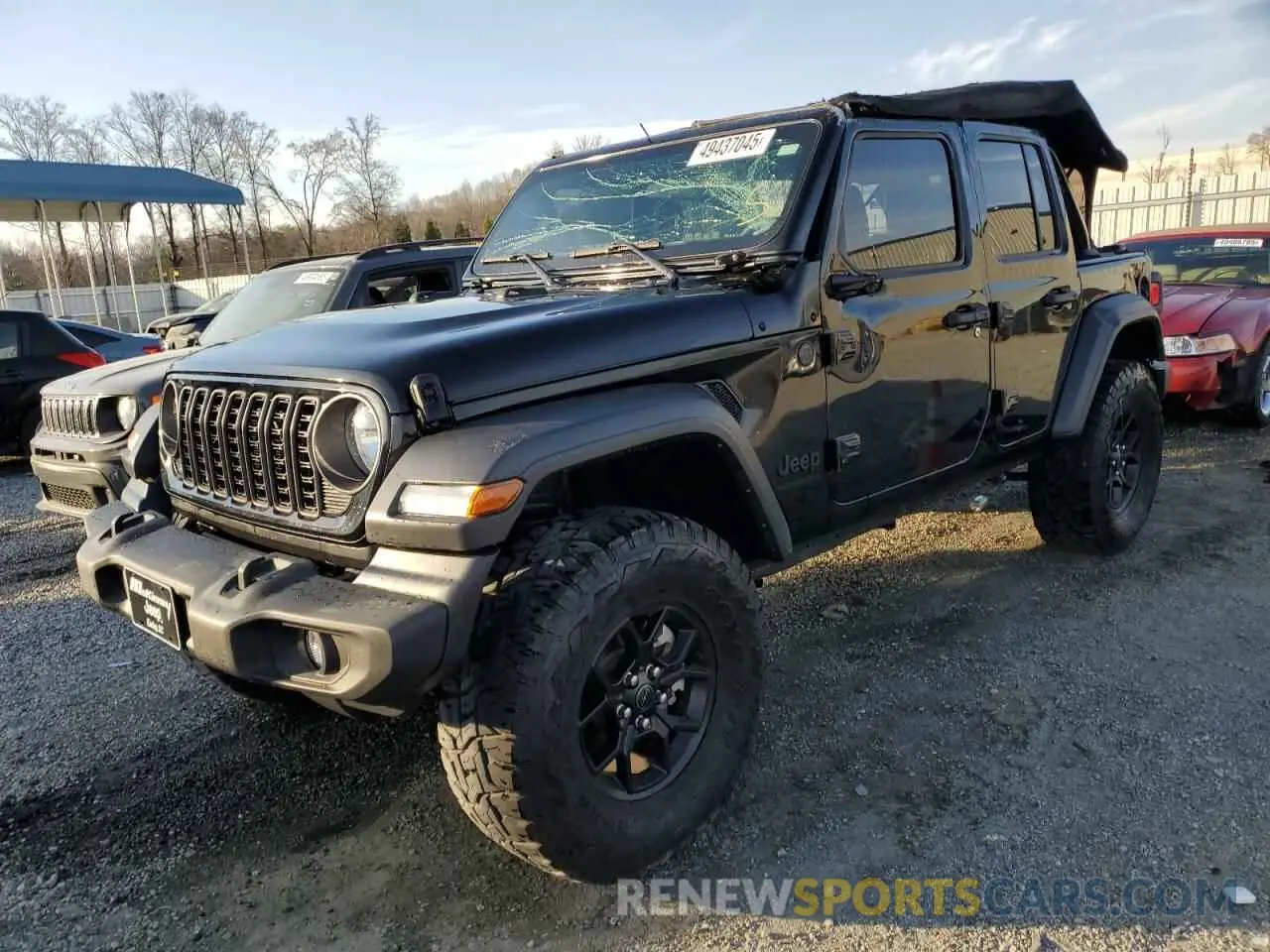 1 Photograph of a damaged car 1C4PJXDG1RW277777 JEEP WRANGLER 2024