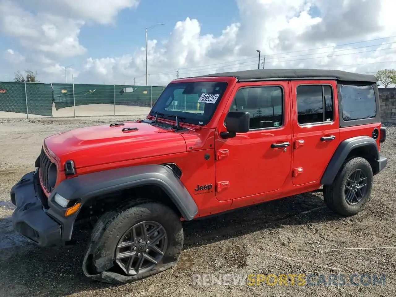 1 Photograph of a damaged car 1C4PJXDG2RW269123 JEEP WRANGLER 2024