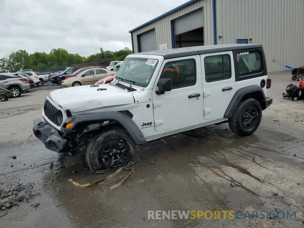 1 Photograph of a damaged car 1C4PJXDG3RW173078 JEEP WRANGLER 2024