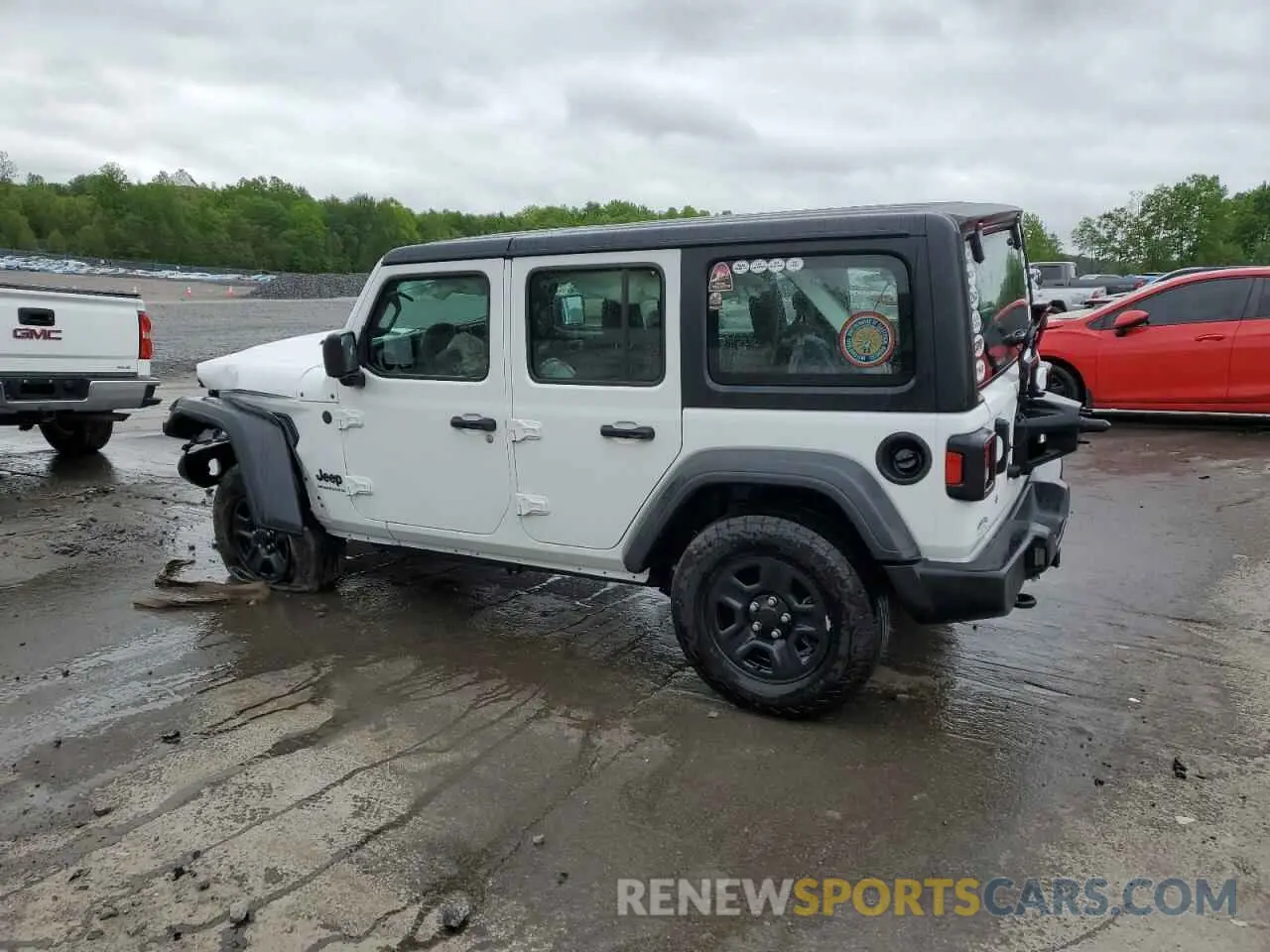 2 Photograph of a damaged car 1C4PJXDG3RW173078 JEEP WRANGLER 2024