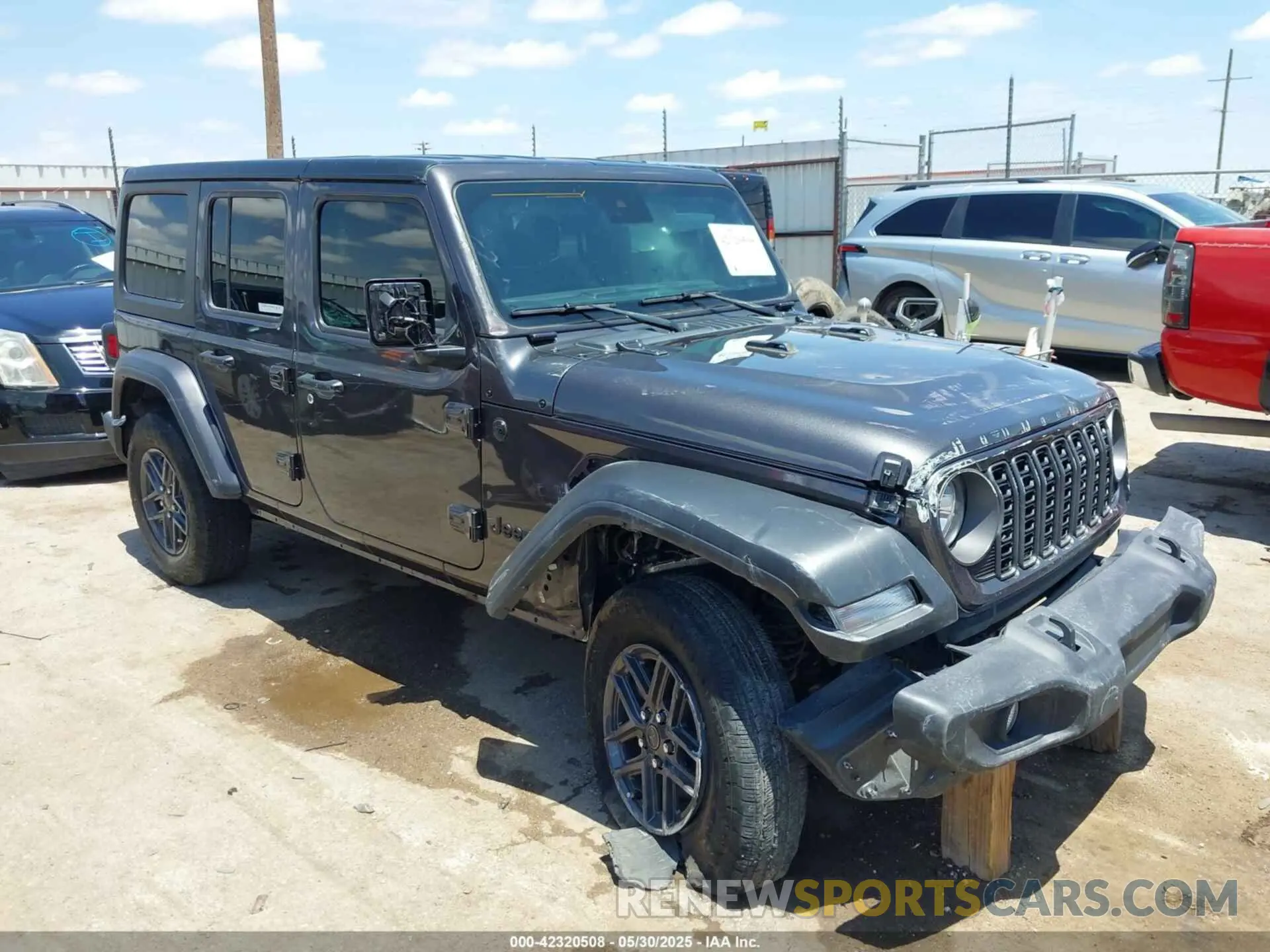 1 Photograph of a damaged car 1C4PJXDG3RW254162 JEEP WRANGLER 2024
