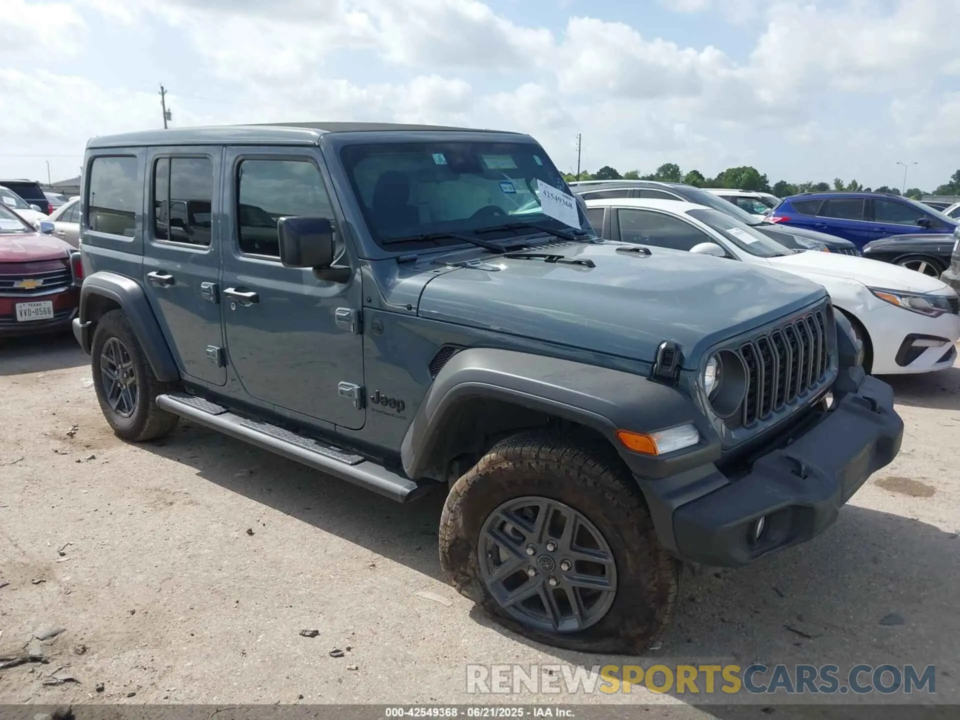 1 Photograph of a damaged car 1C4PJXDG4RW281922 JEEP WRANGLER 2024