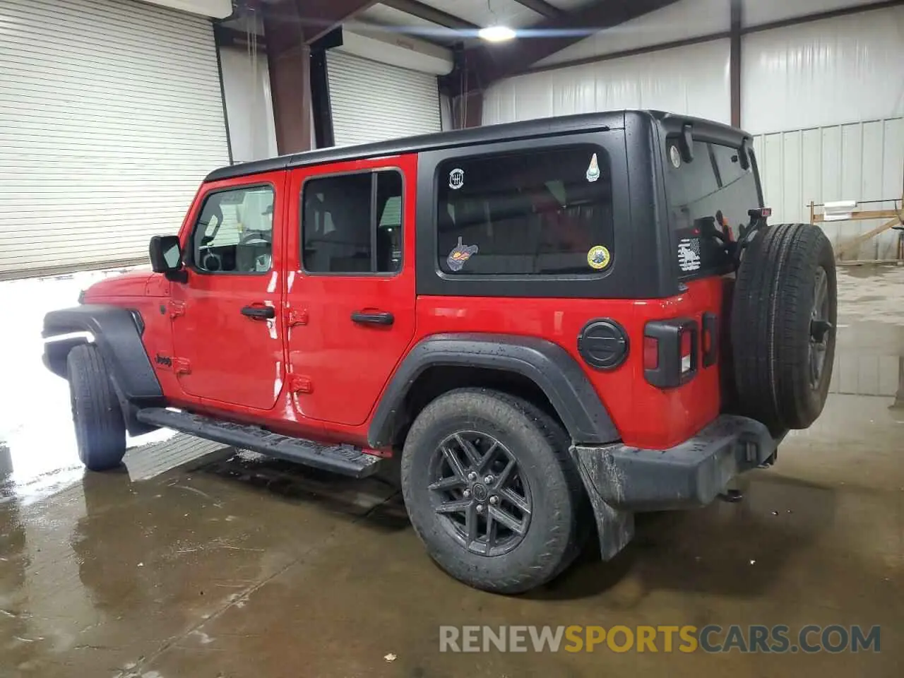 2 Photograph of a damaged car 1C4PJXDG5RW177357 JEEP WRANGLER 2024