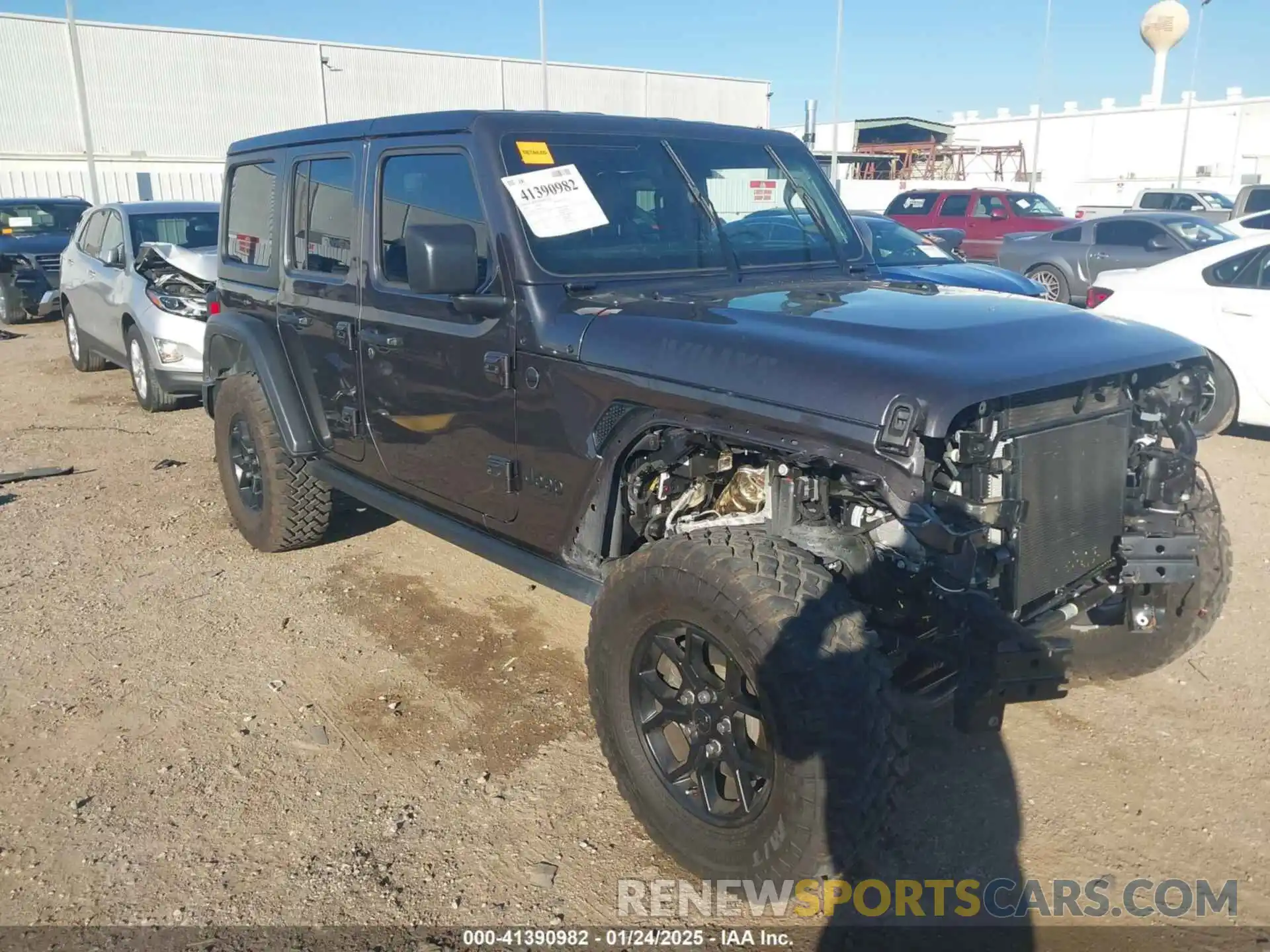 1 Photograph of a damaged car 1C4PJXDG5RW250310 JEEP WRANGLER 2024