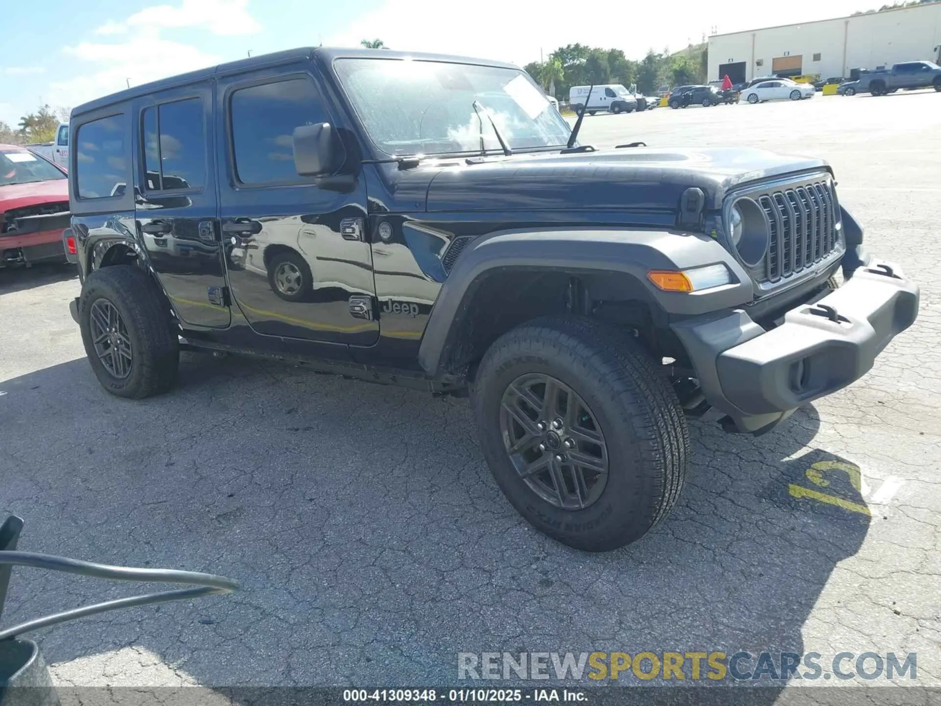 1 Photograph of a damaged car 1C4PJXDG7RW325735 JEEP WRANGLER 2024