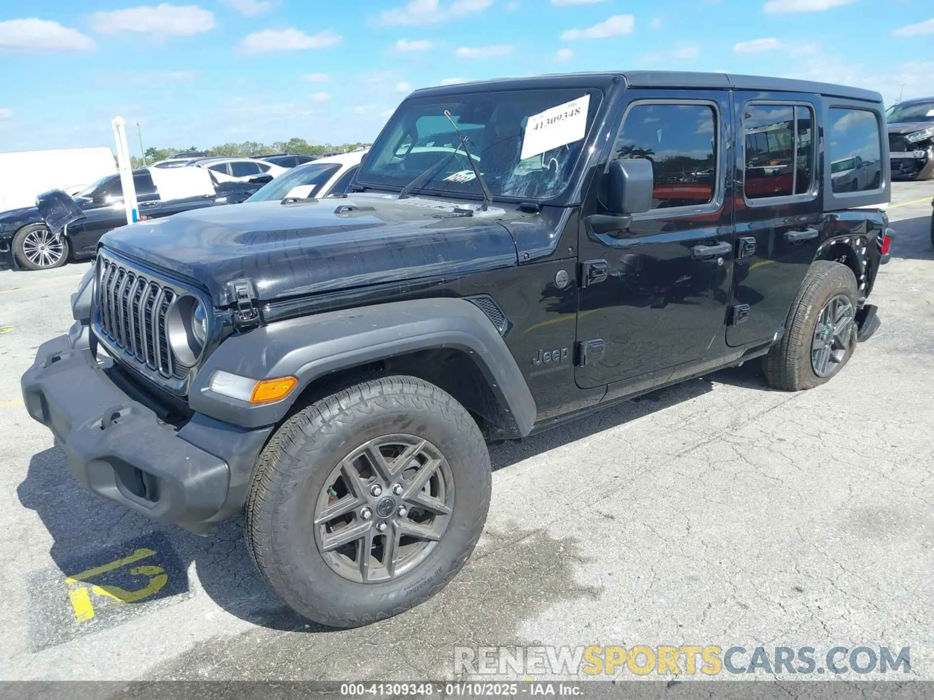 2 Photograph of a damaged car 1C4PJXDG7RW325735 JEEP WRANGLER 2024