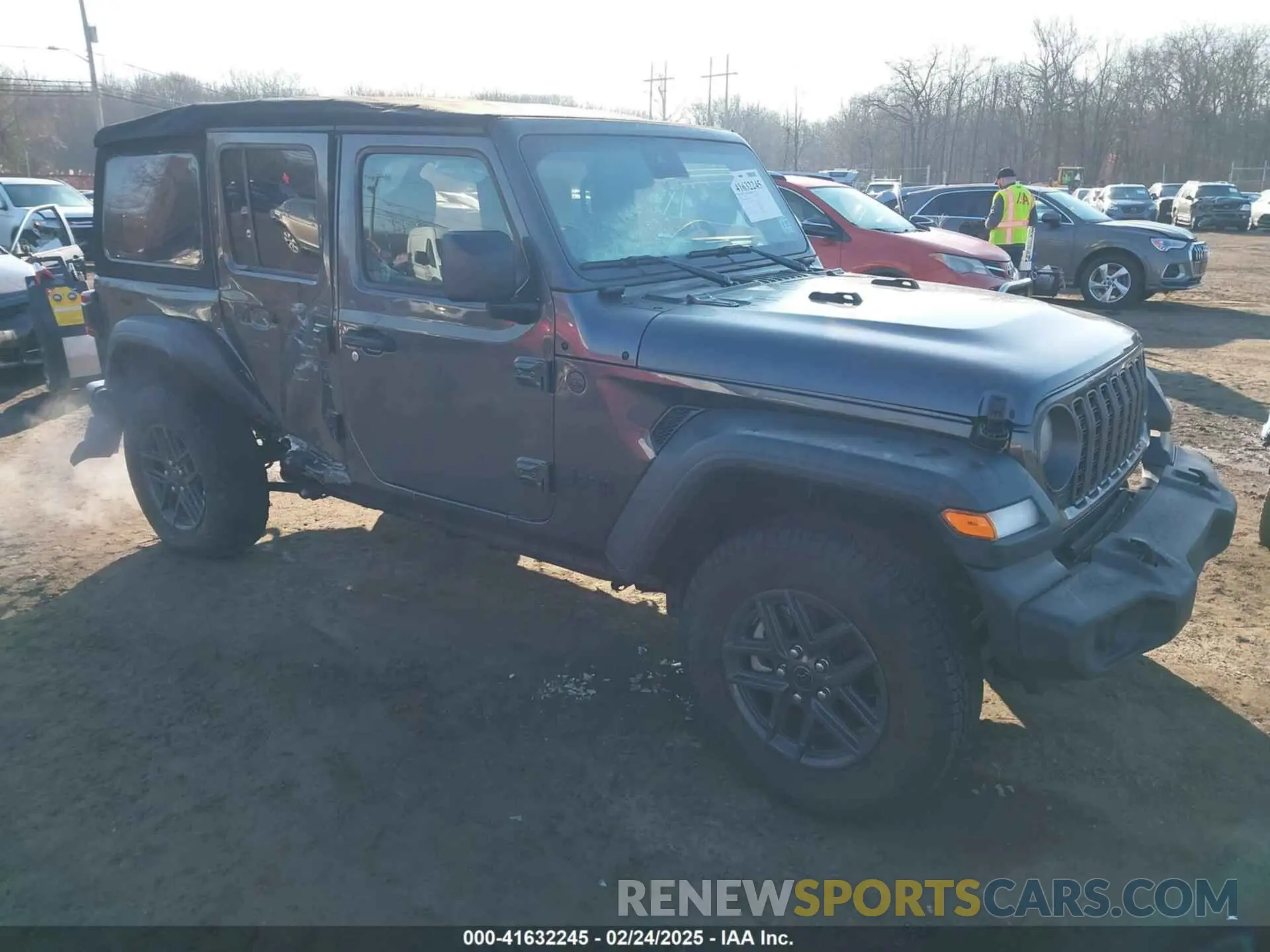 1 Photograph of a damaged car 1C4PJXDG7RW330059 JEEP WRANGLER 2024