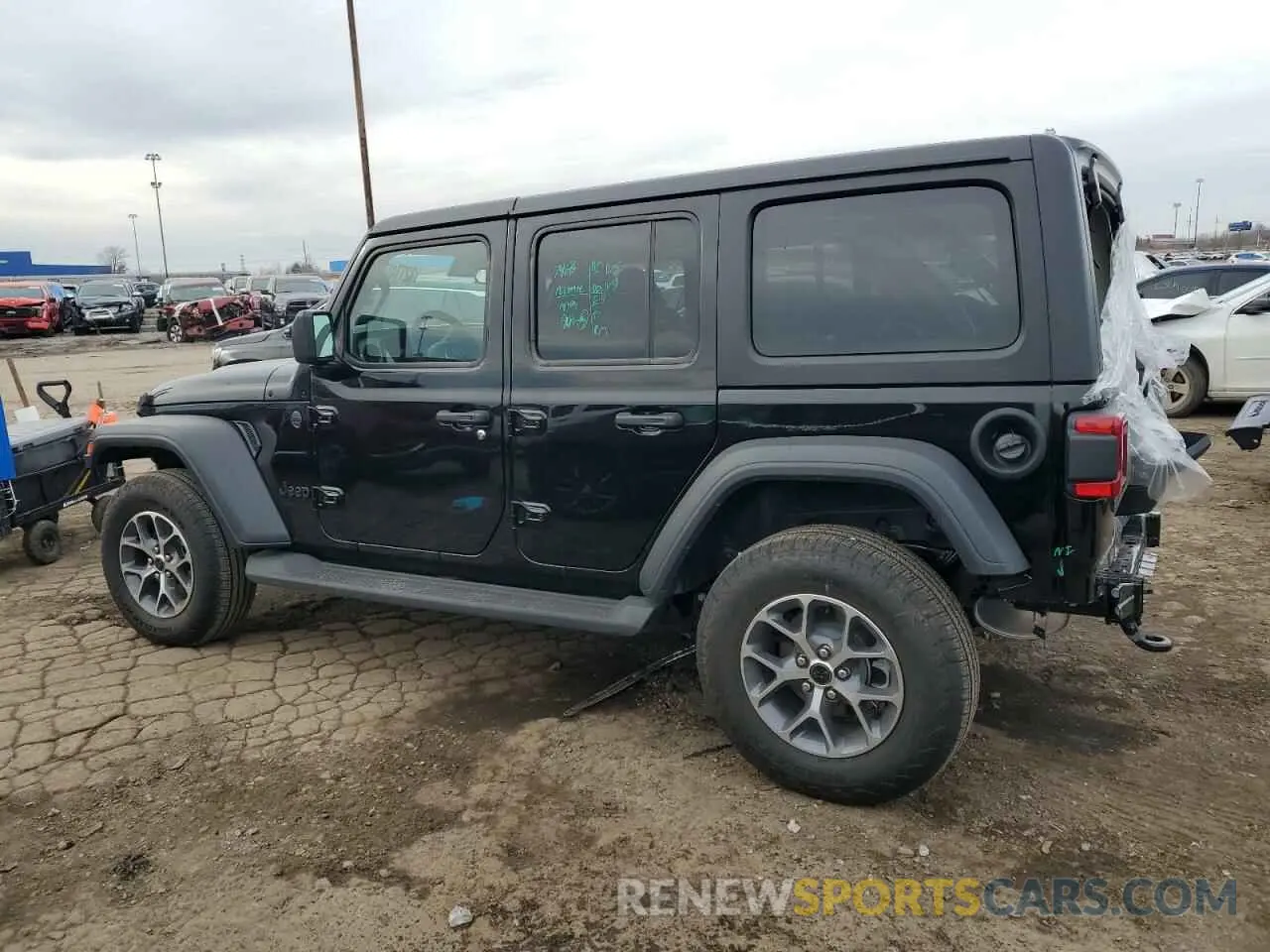 2 Photograph of a damaged car 1C4PJXDG9RW279843 JEEP WRANGLER 2024