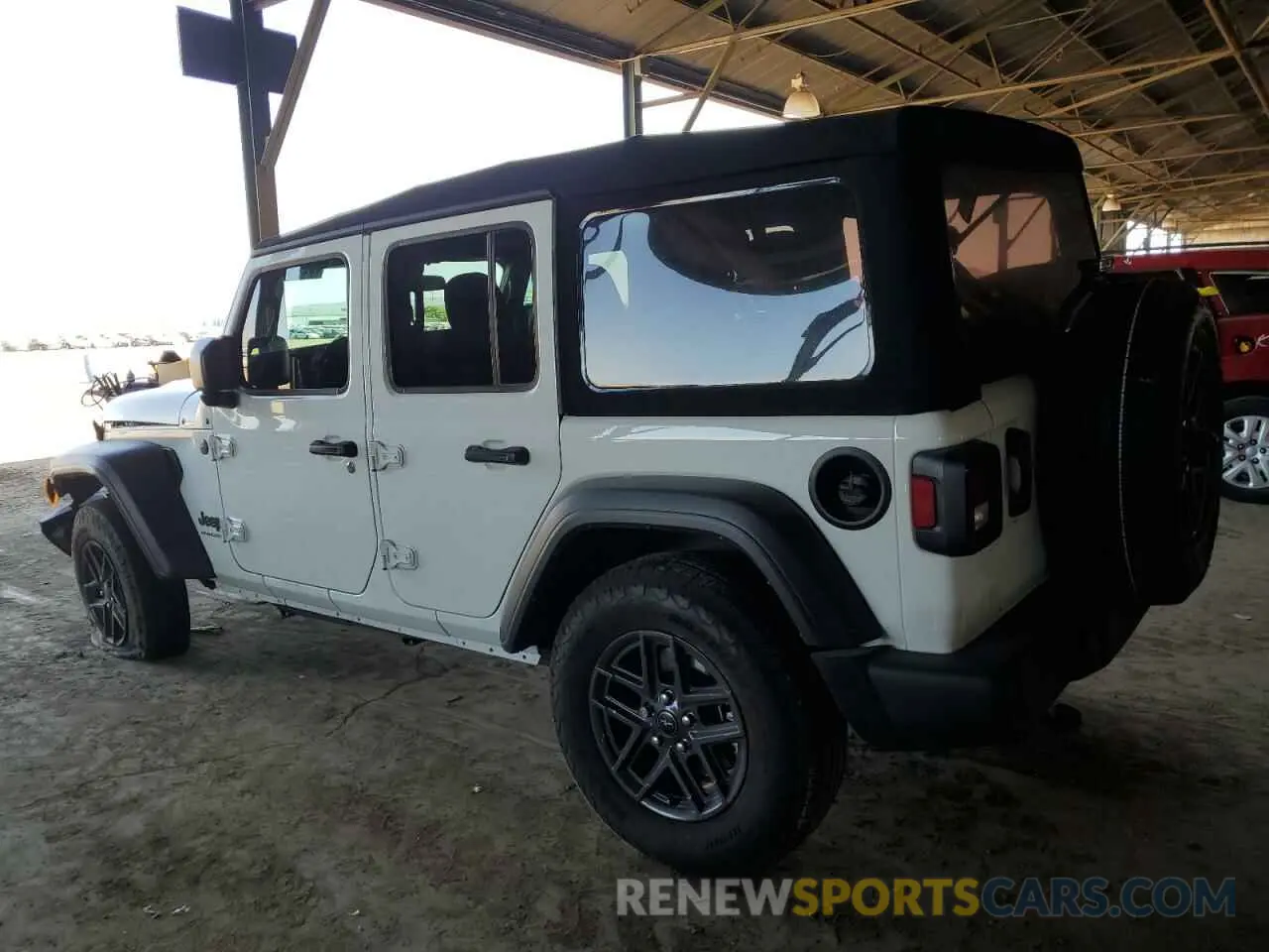 2 Photograph of a damaged car 1C4PJXDG9RW319595 JEEP WRANGLER 2024