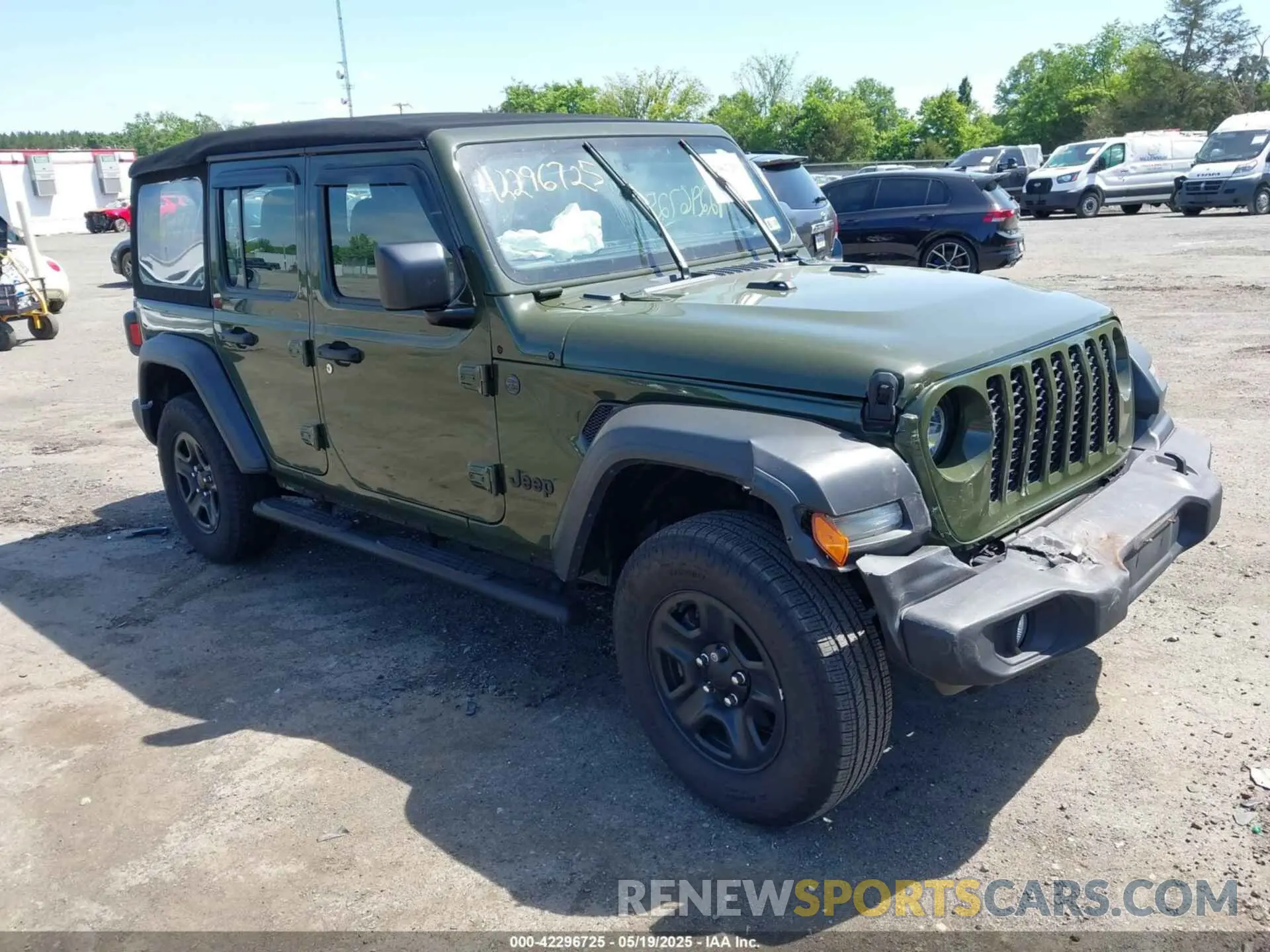 1 Photograph of a damaged car 1C4PJXDN1RW158996 JEEP WRANGLER 2024