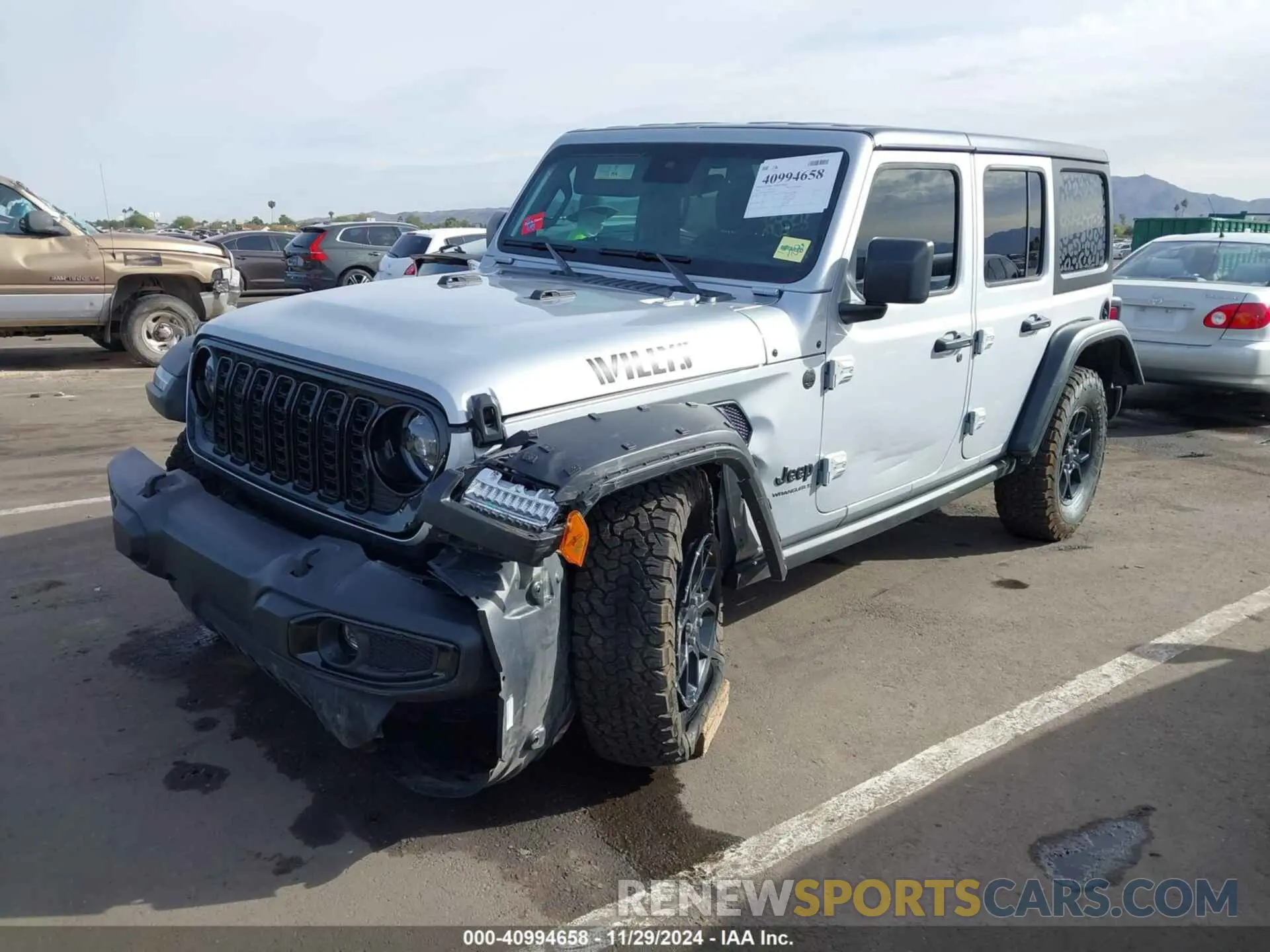 2 Photograph of a damaged car 1C4PJXDN2RW106874 JEEP WRANGLER 2024