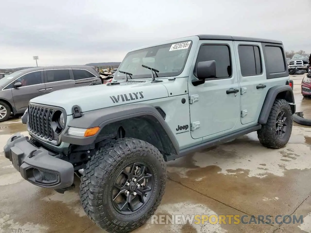 1 Photograph of a damaged car 1C4PJXDN2RW107636 JEEP WRANGLER 2024
