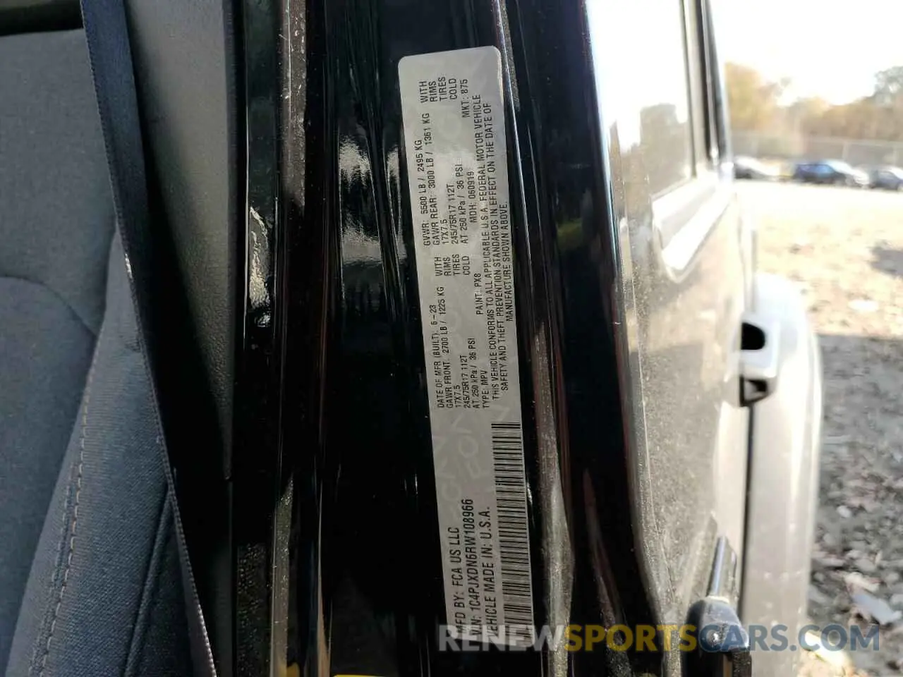 12 Photograph of a damaged car 1C4PJXDN6RW108966 JEEP WRANGLER 2024