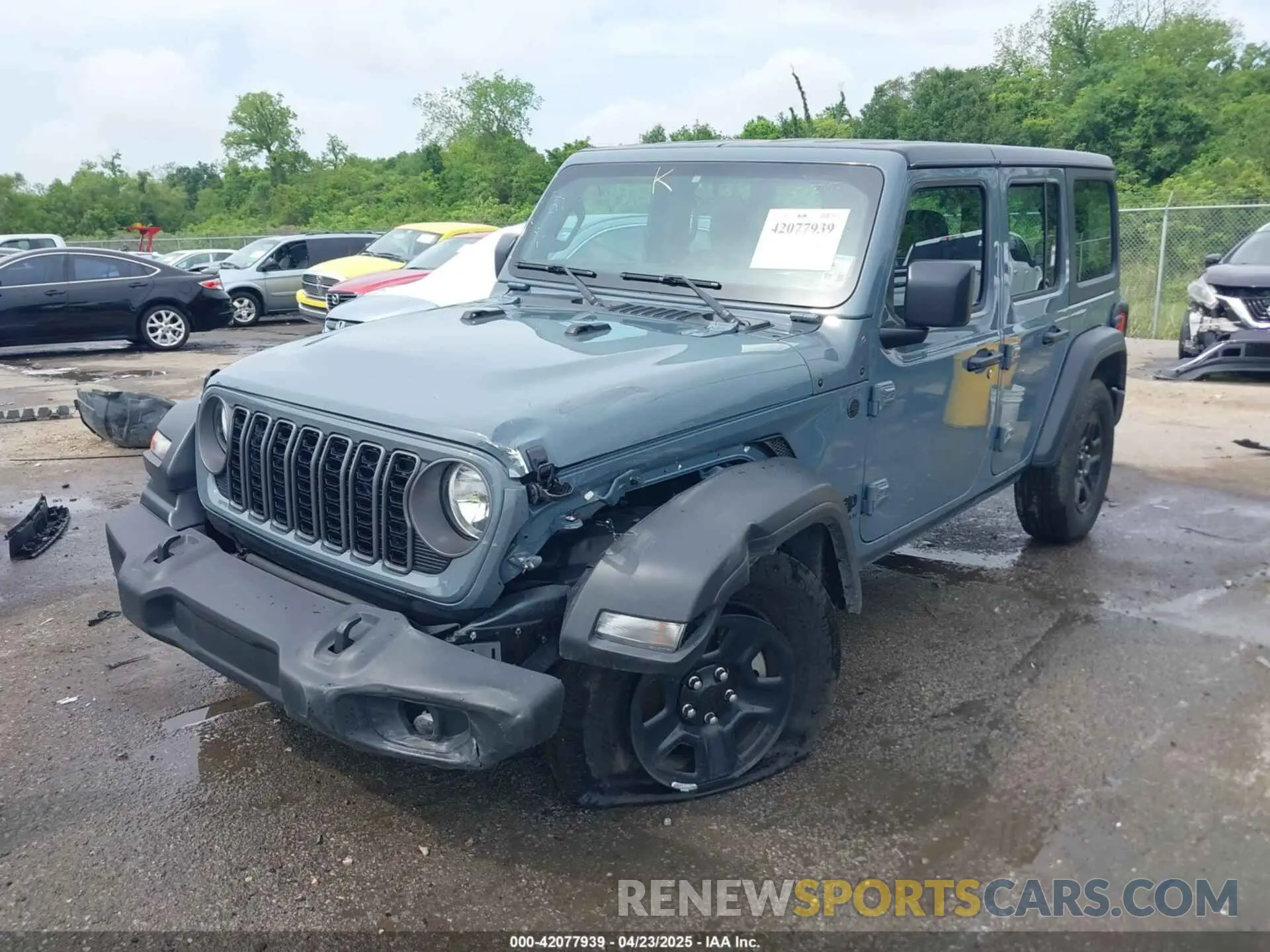 2 Photograph of a damaged car 1C4PJXDN6RW368591 JEEP WRANGLER 2024
