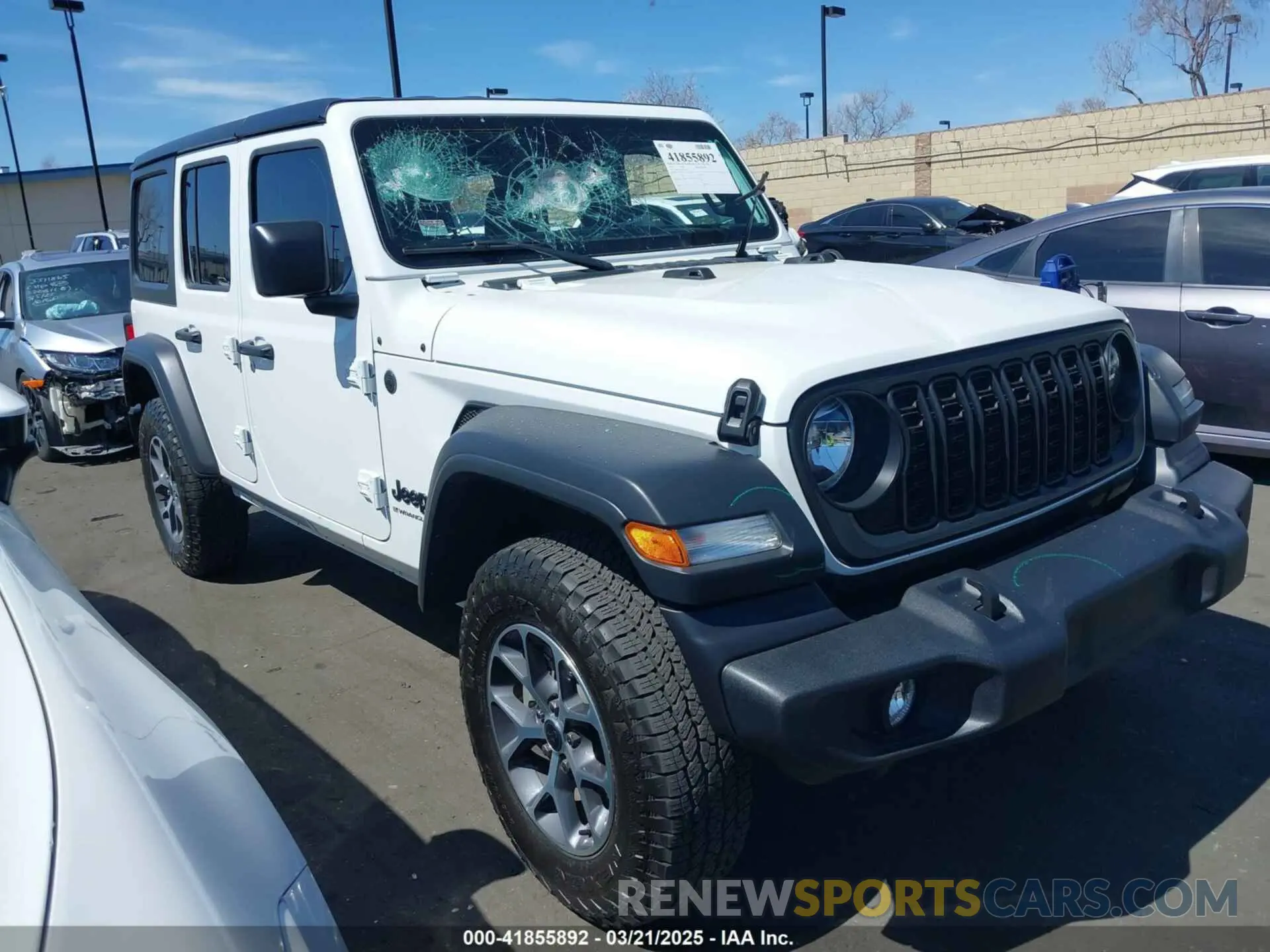 1 Photograph of a damaged car 1C4PJXDN7RW104649 JEEP WRANGLER 2024