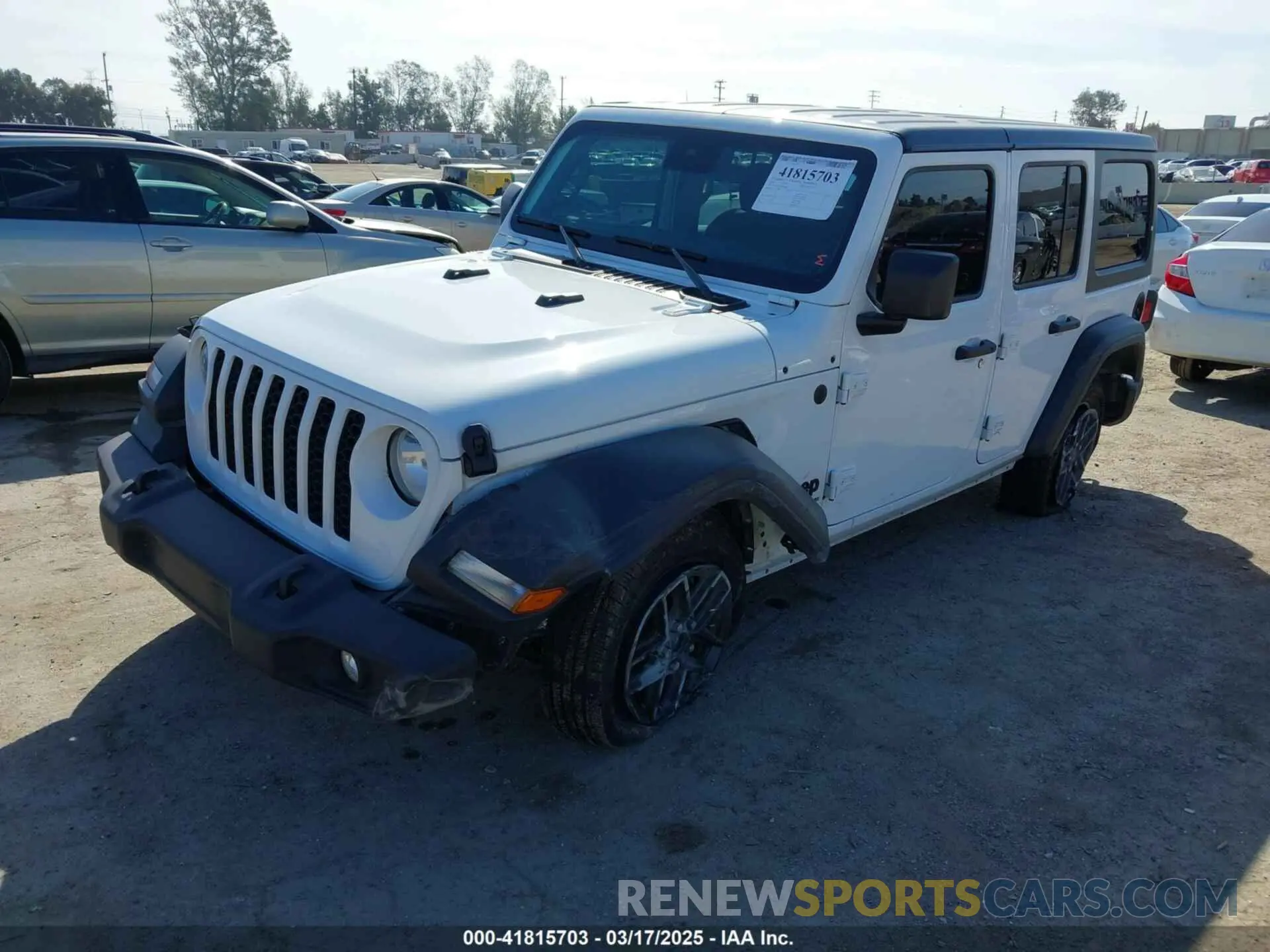 2 Photograph of a damaged car 1C4PJXDN7RW108703 JEEP WRANGLER 2024