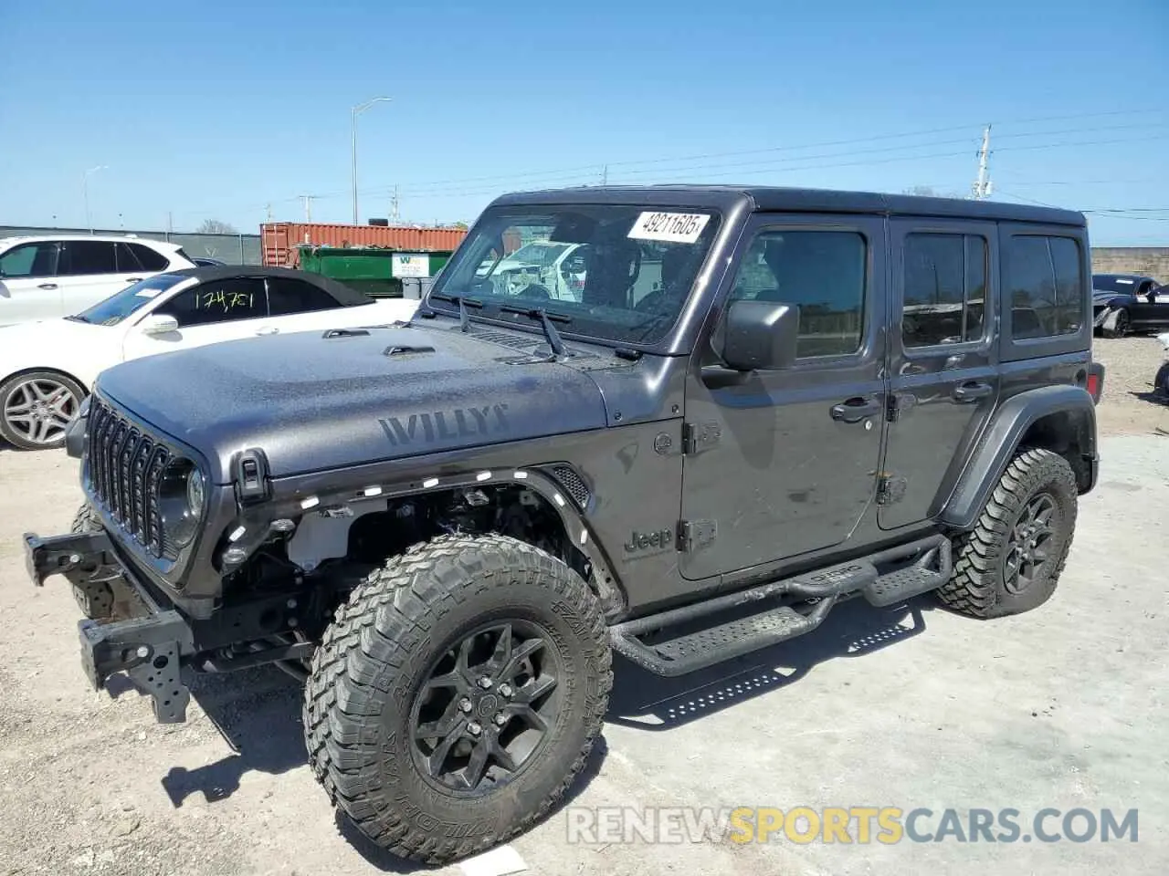 1 Photograph of a damaged car 1C4PJXDNXRW108081 JEEP WRANGLER 2024