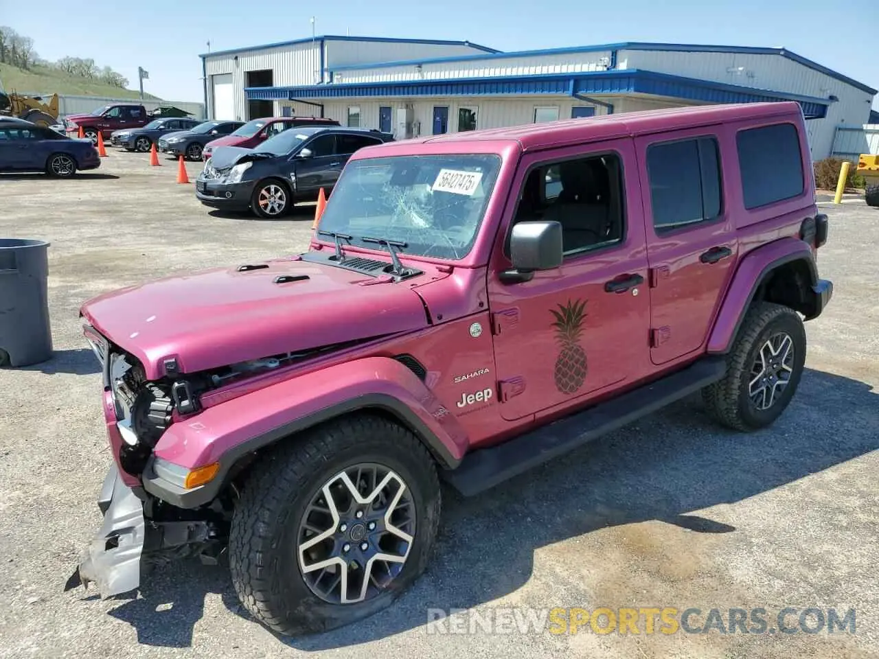 1 Photograph of a damaged car 1C4PJXEG8RW336631 JEEP WRANGLER 2024