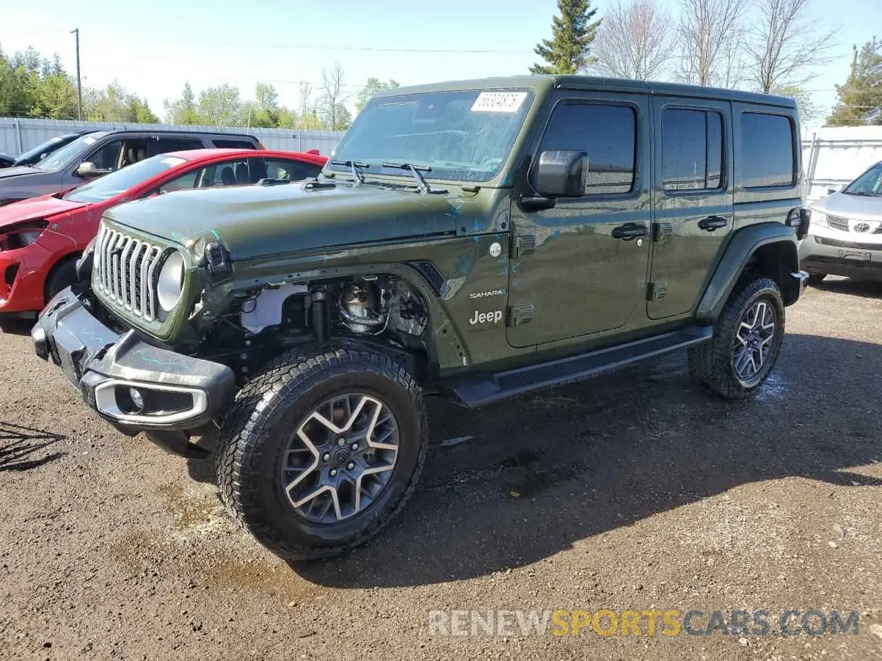 1 Photograph of a damaged car 1C4PJXEN9RW117093 JEEP WRANGLER 2024