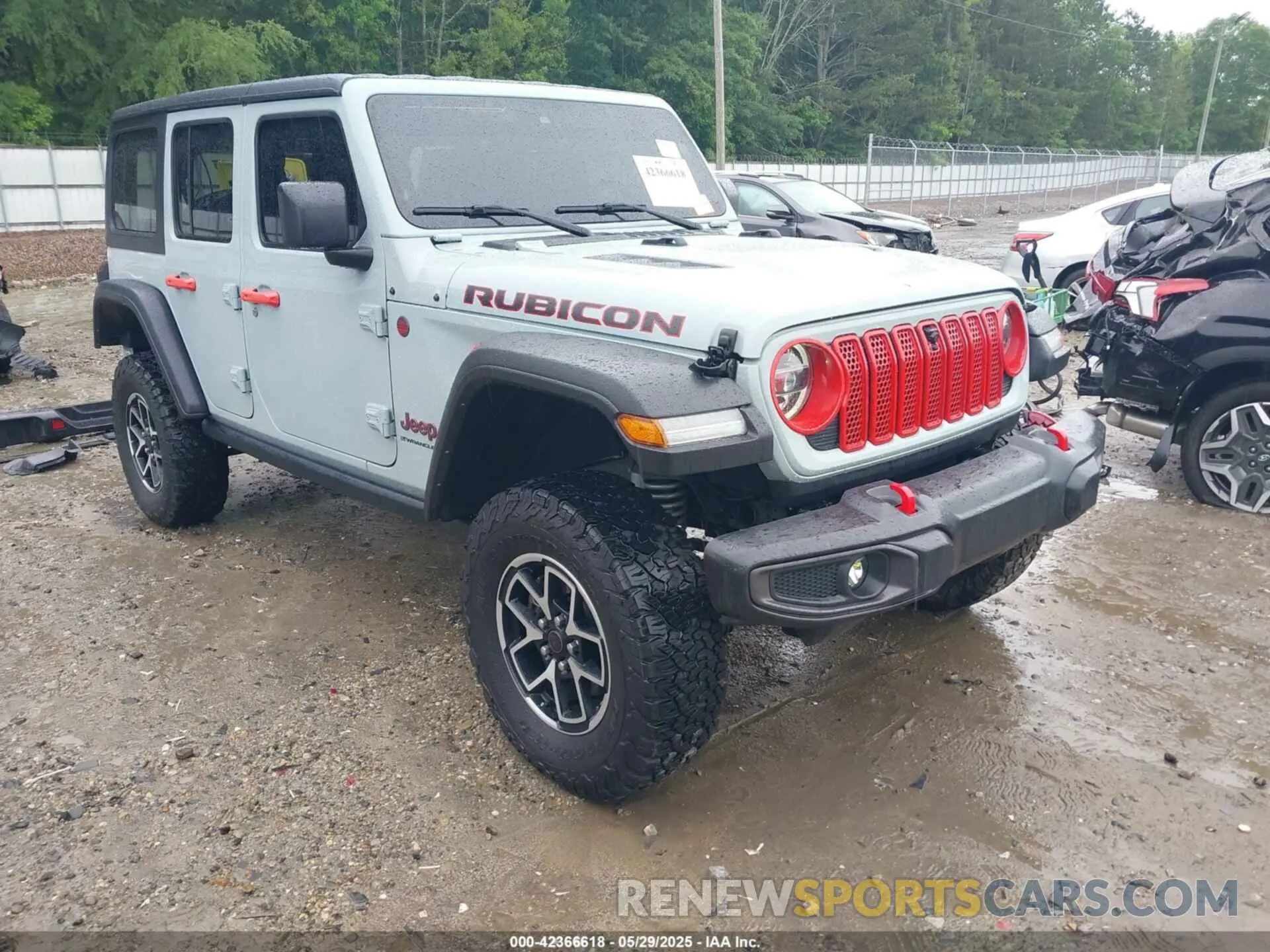 1 Photograph of a damaged car 1C4PJXFG4RW160501 JEEP WRANGLER 2024