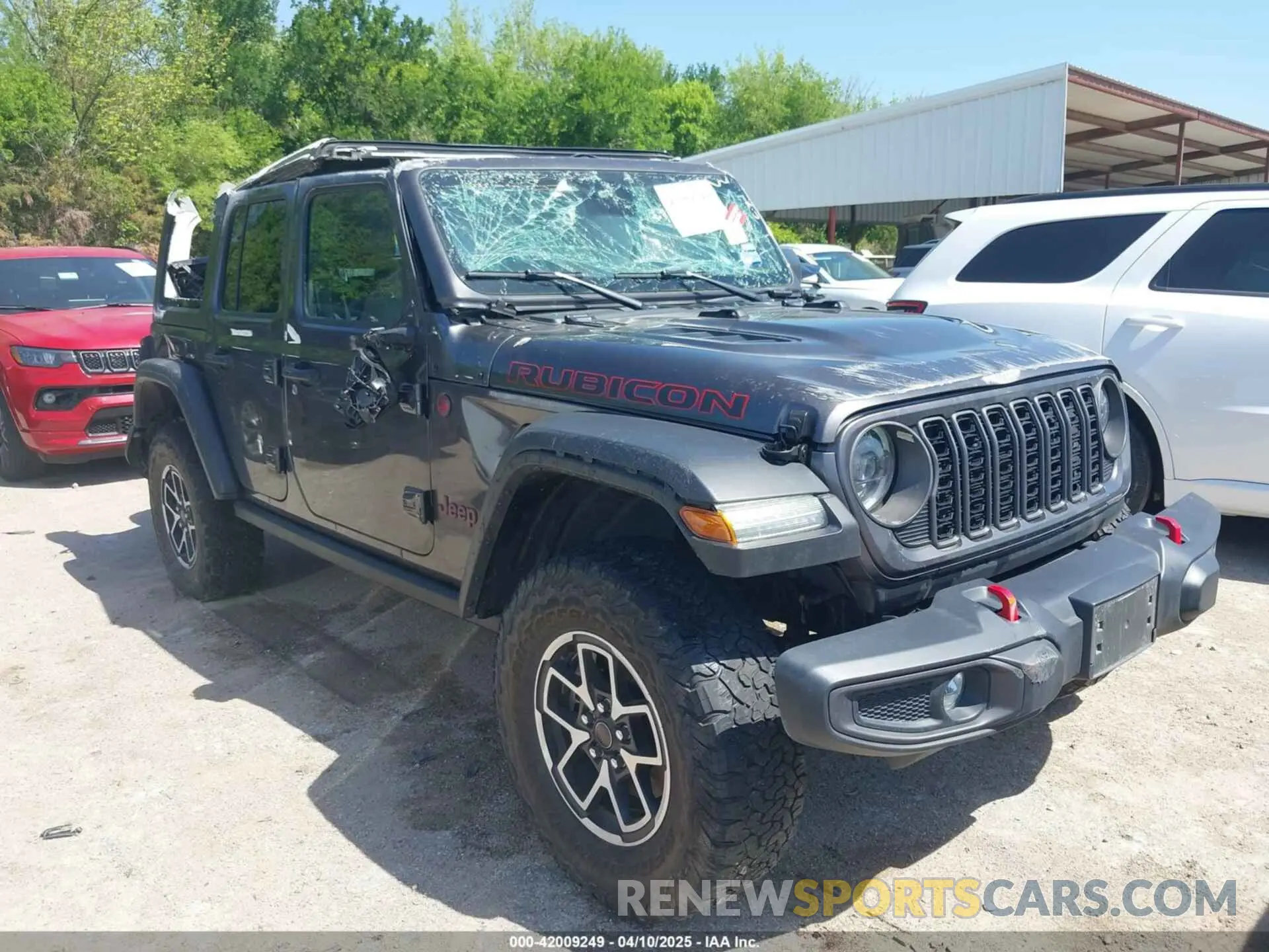 1 Photograph of a damaged car 1C4PJXFG5RW259926 JEEP WRANGLER 2024