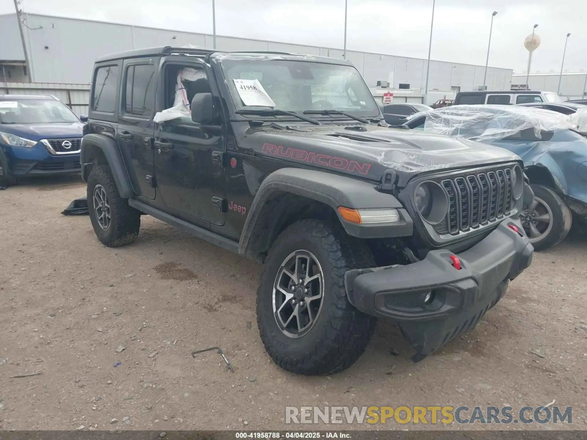 1 Photograph of a damaged car 1C4PJXFG6RW337596 JEEP WRANGLER 2024