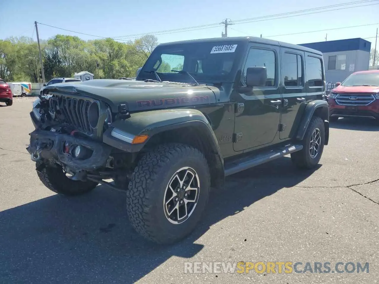 1 Photograph of a damaged car 1C4PJXFG8RW226581 JEEP WRANGLER 2024