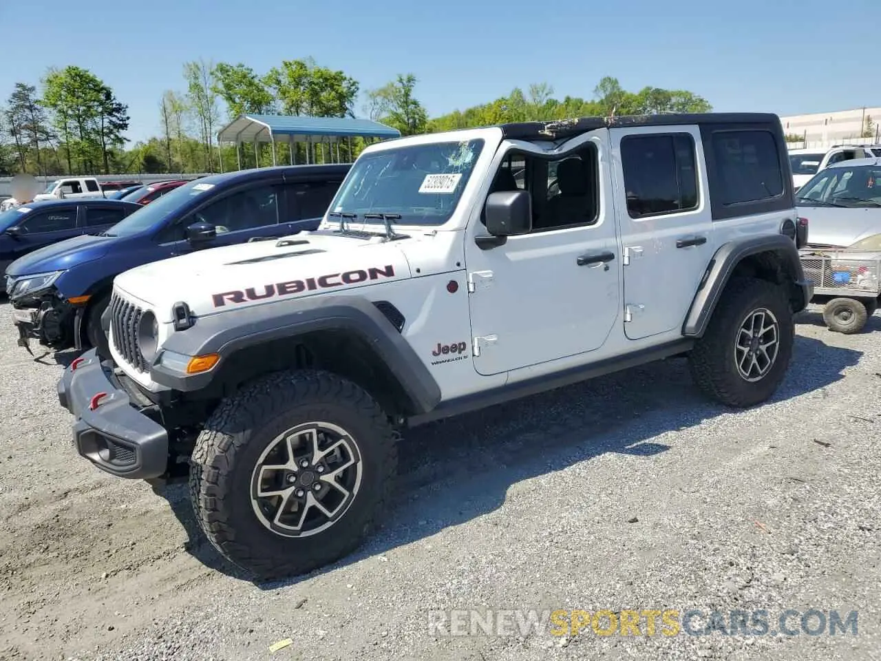 1 Photograph of a damaged car 1C4PJXFN6RW133072 JEEP WRANGLER 2024